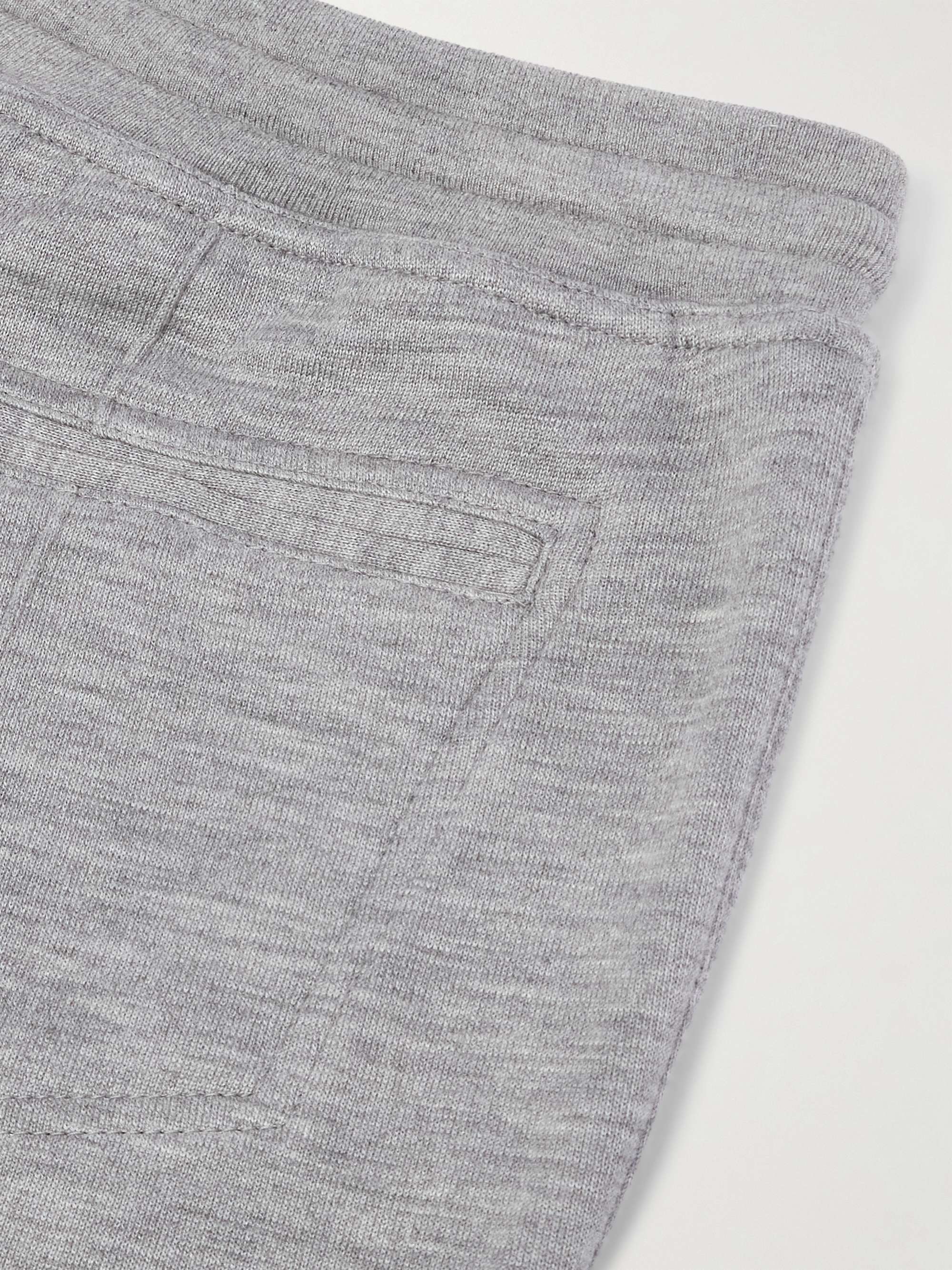 Tapered Pleated Cashmere-Blend Jersey Sweatpants view