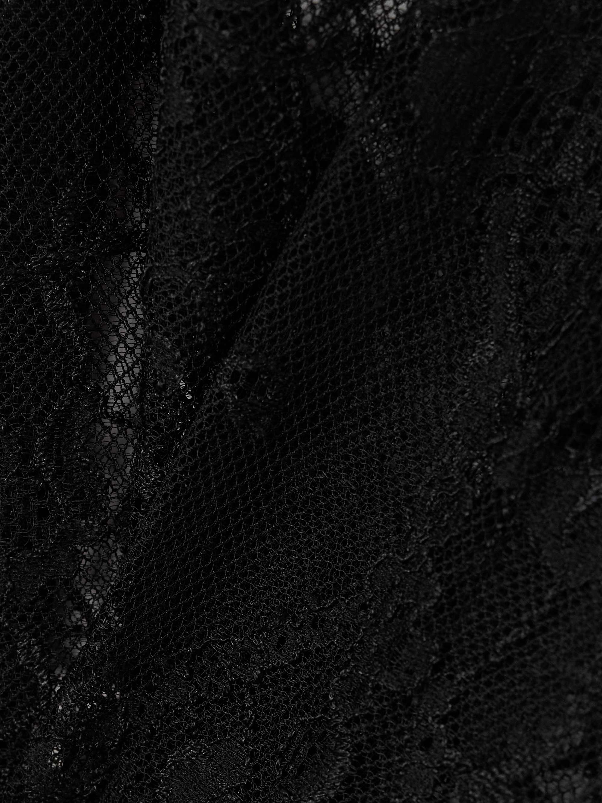 Scalloped stretch-lace leggings view