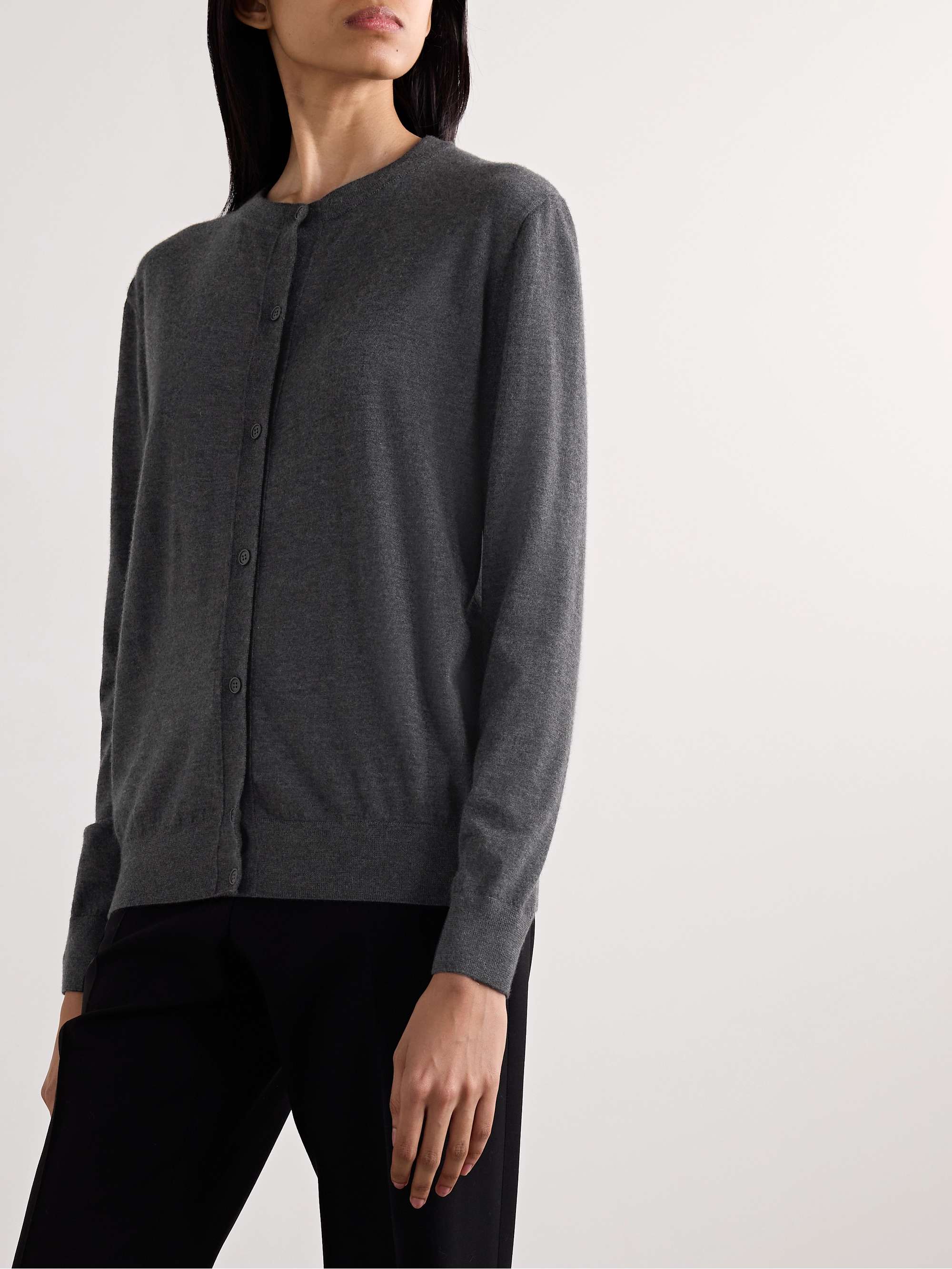 Hersea cashmere cardigan view