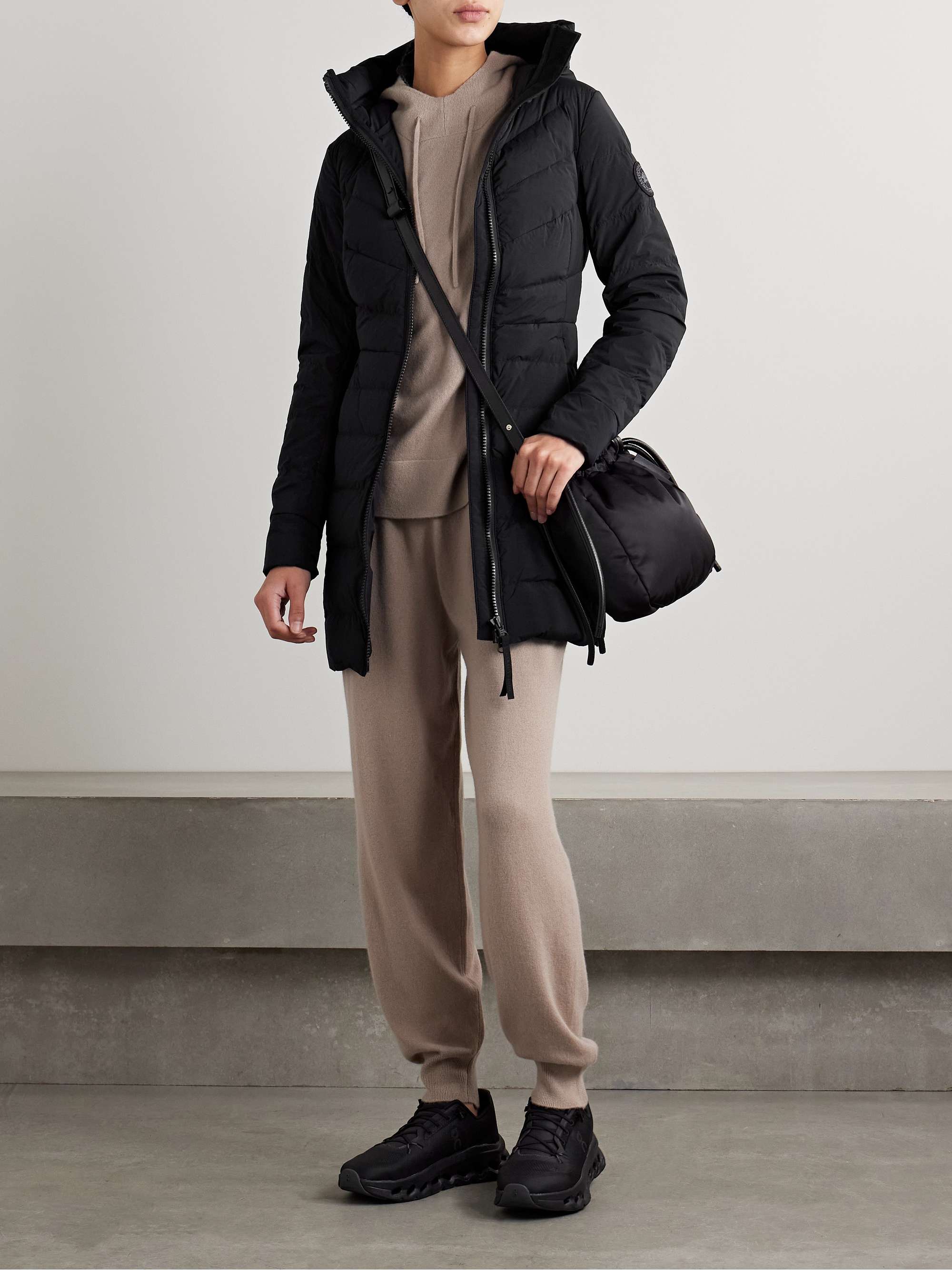 Clair hooded quilted Aira down coat view