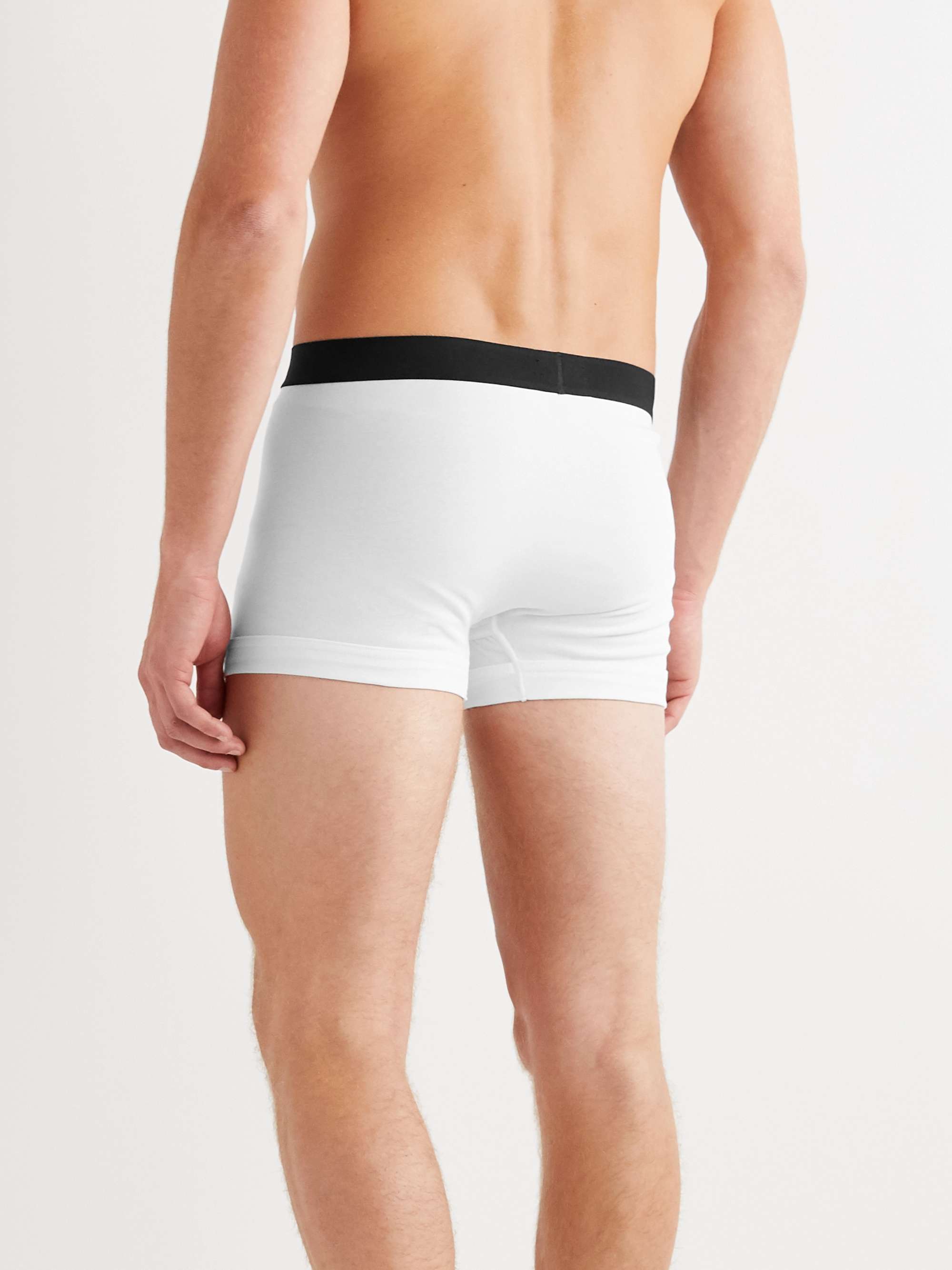 Two-Pack Stretch-Cotton Boxer Briefs view