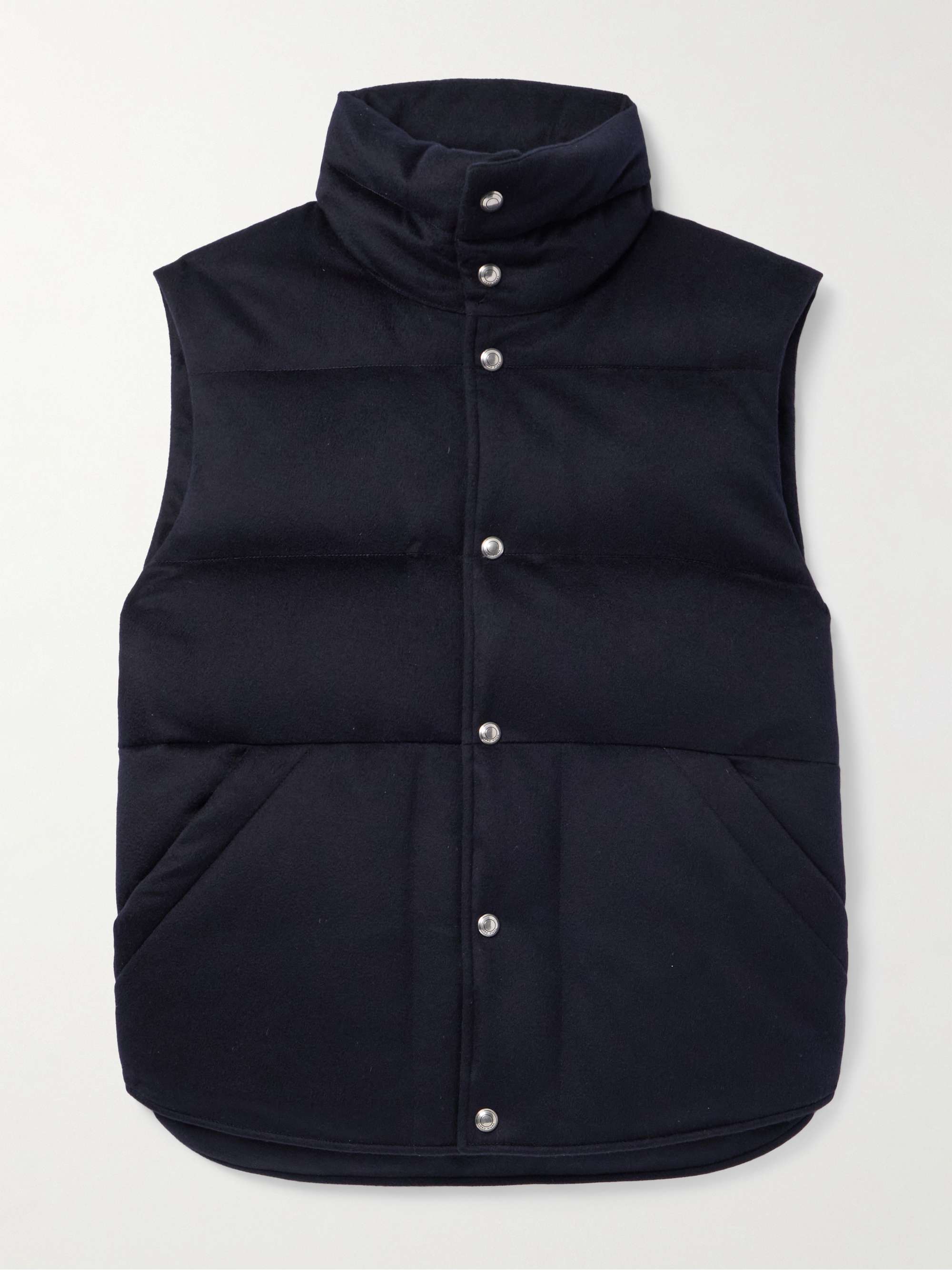 Lucio Quilted Storm System® Cashmere Down Gilet view