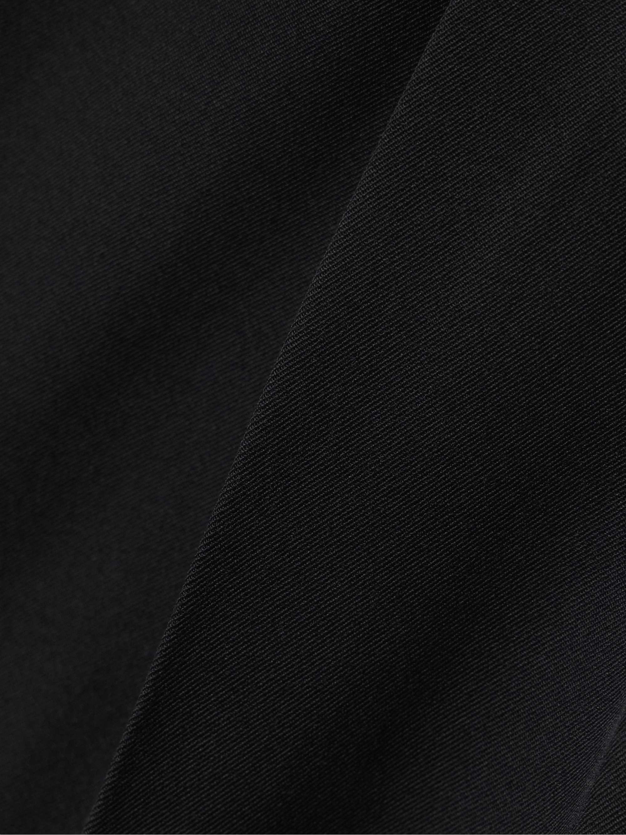 Efron pleated wool-twill shorts view