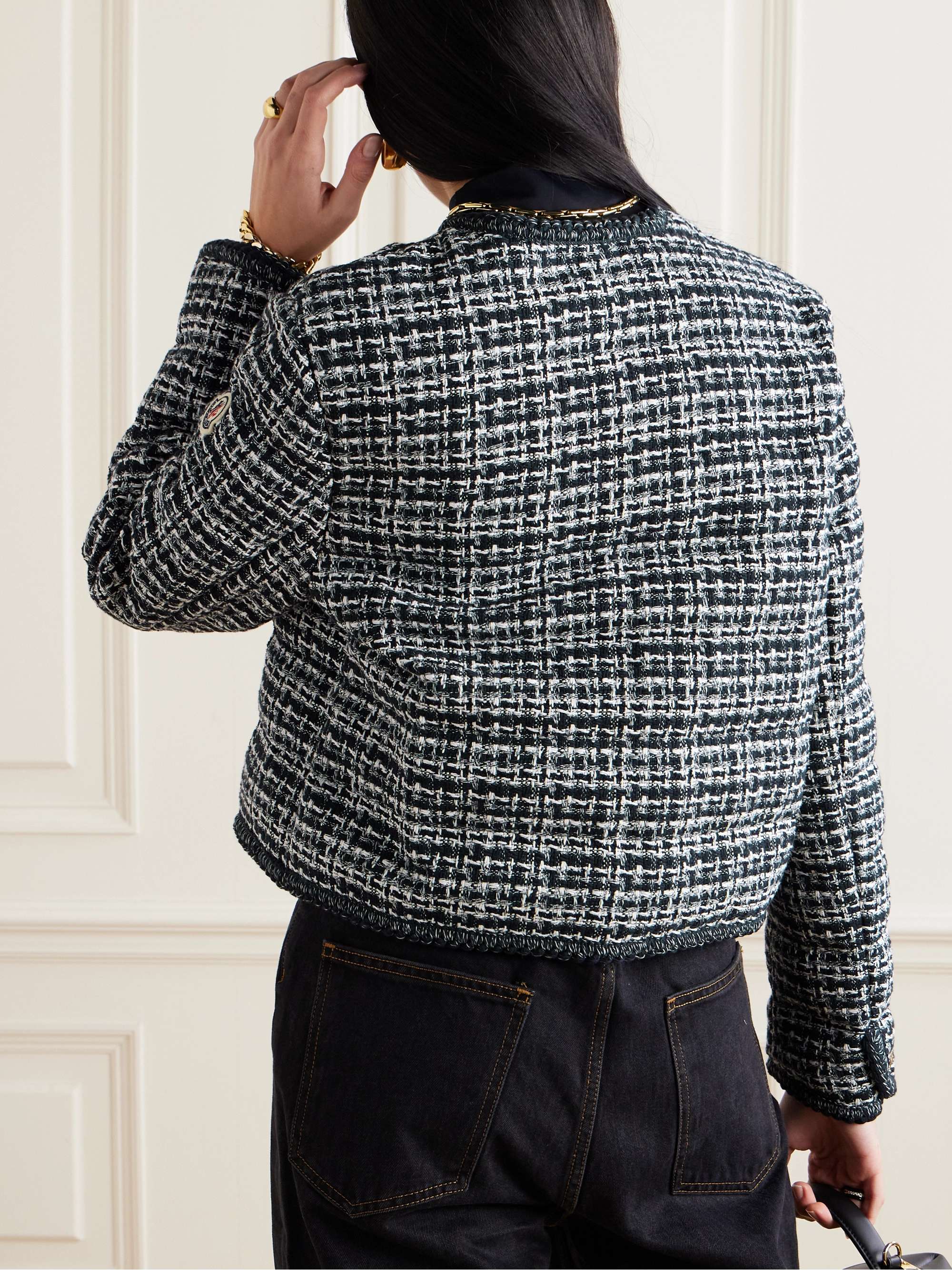 Eliadi cotton-blend tweed down jacket view