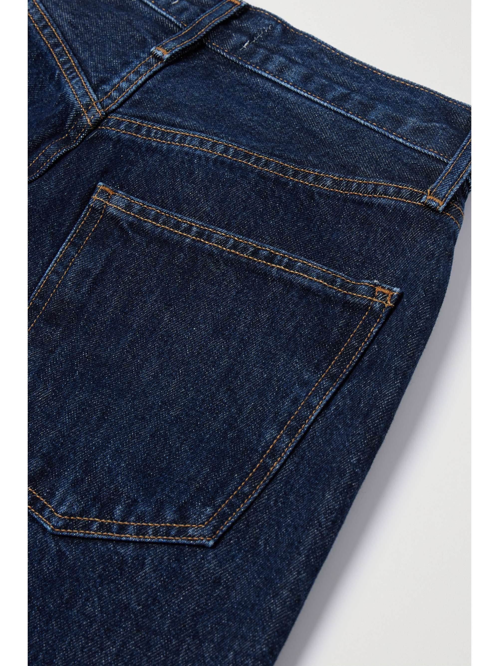 + NET SUSTAIN '90s Pinch Waist Long high-rise straight-leg organic jeans view