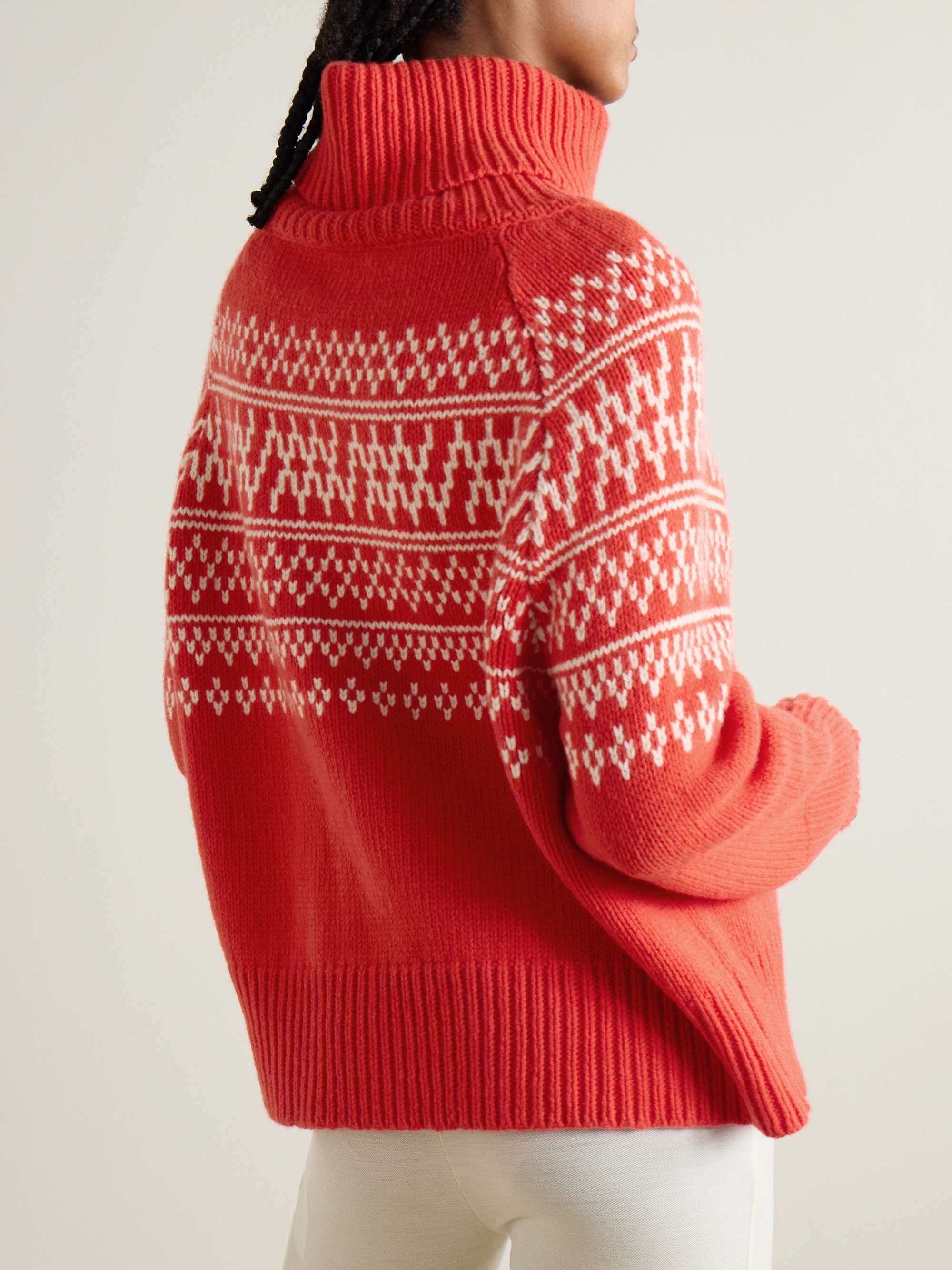 Setesdal merino-wool and cashmere-blend turtleneck sweater view