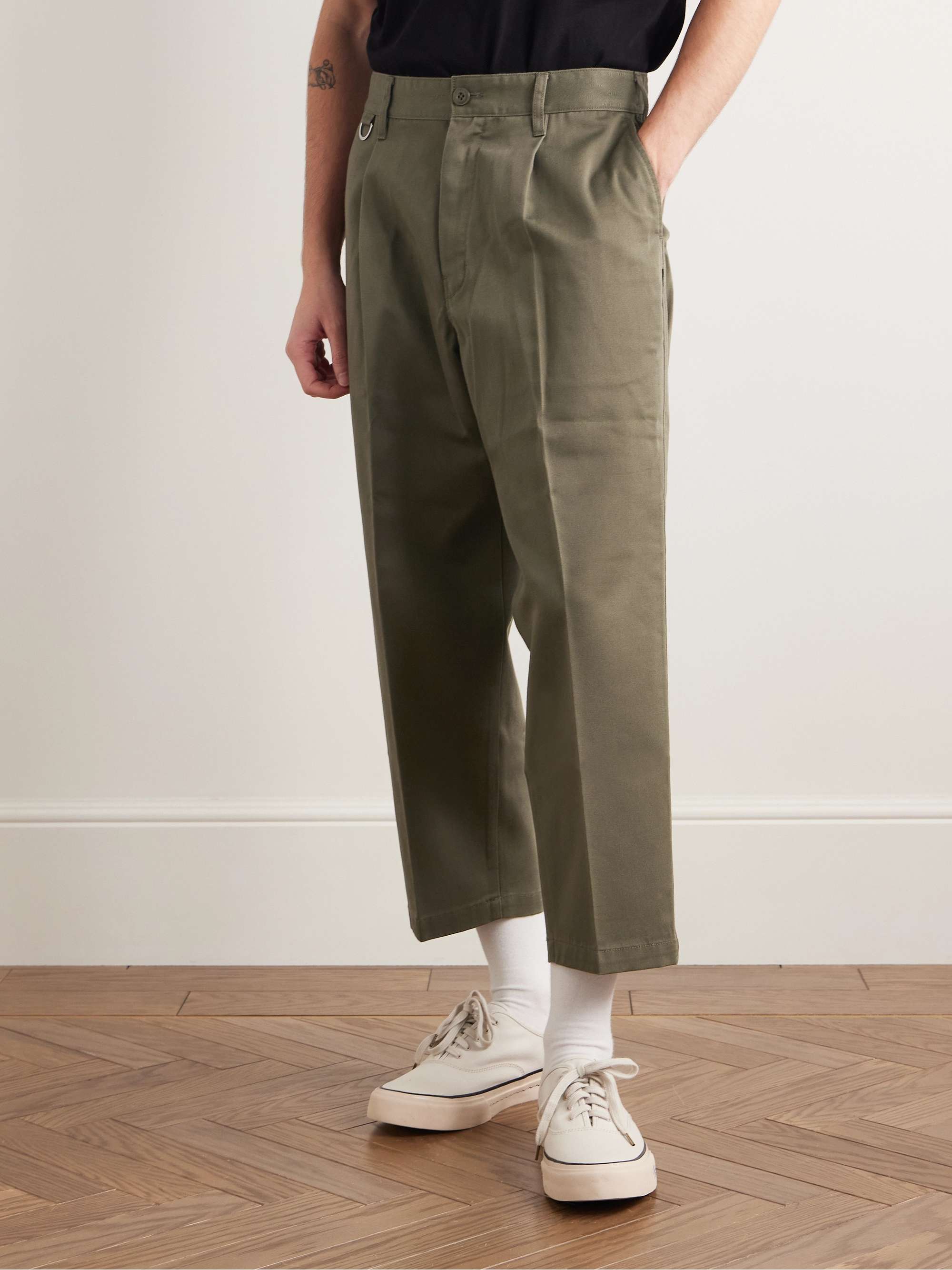 + Dickies® Straight-Leg Pleated Twill Trousers view