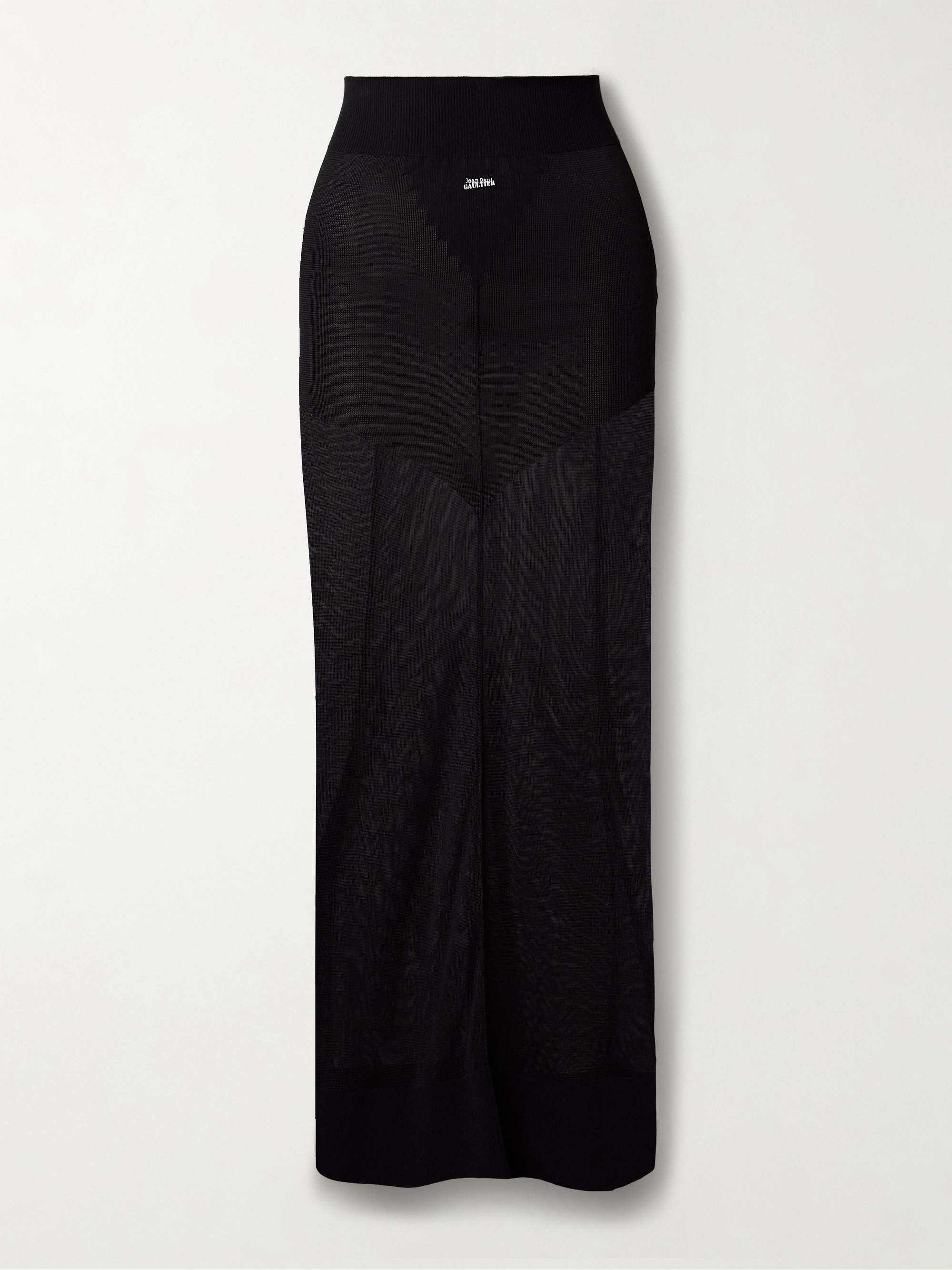 Knitted maxi skirt view