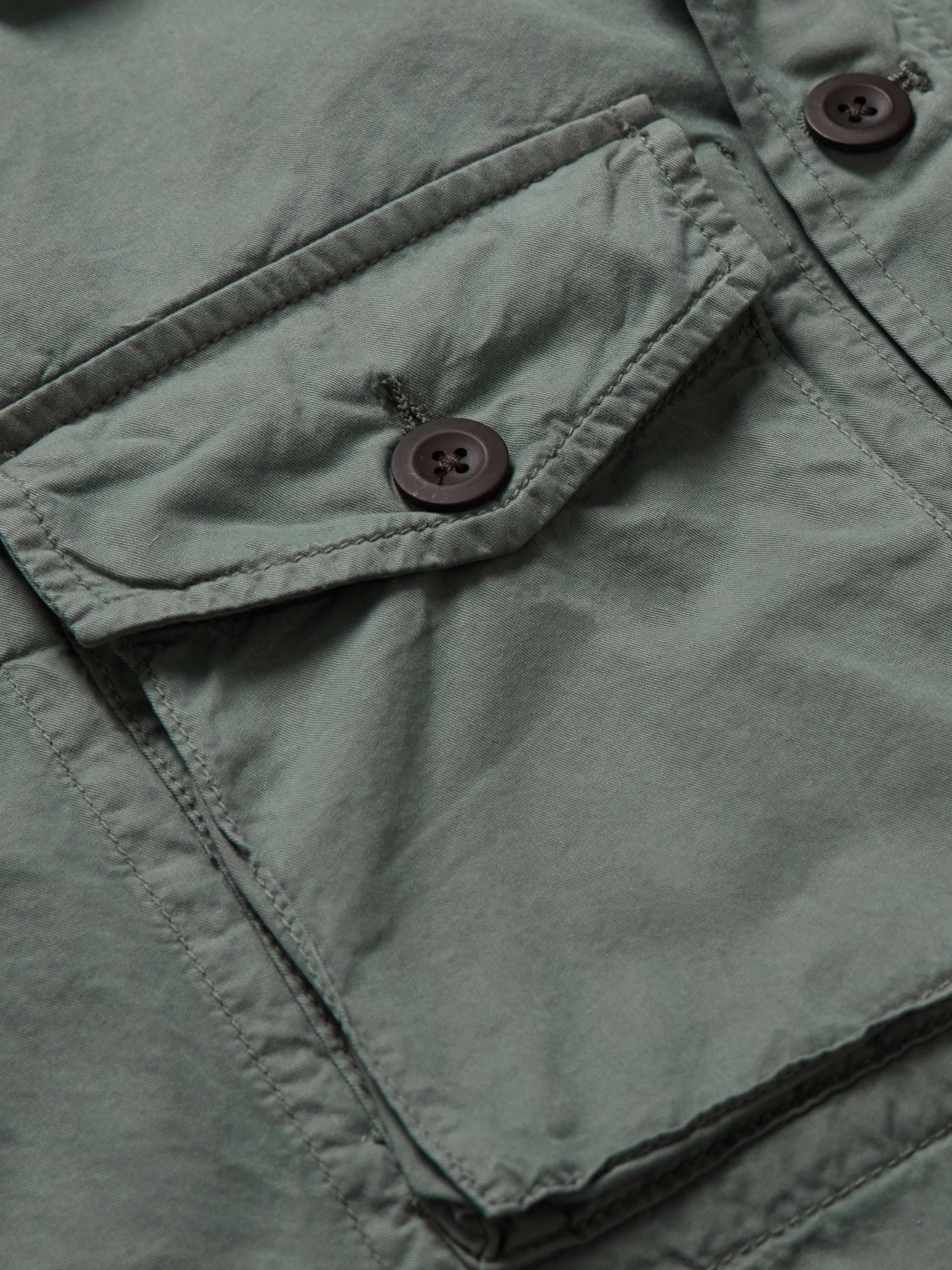Jonah Cotton-Drill Overshirt view