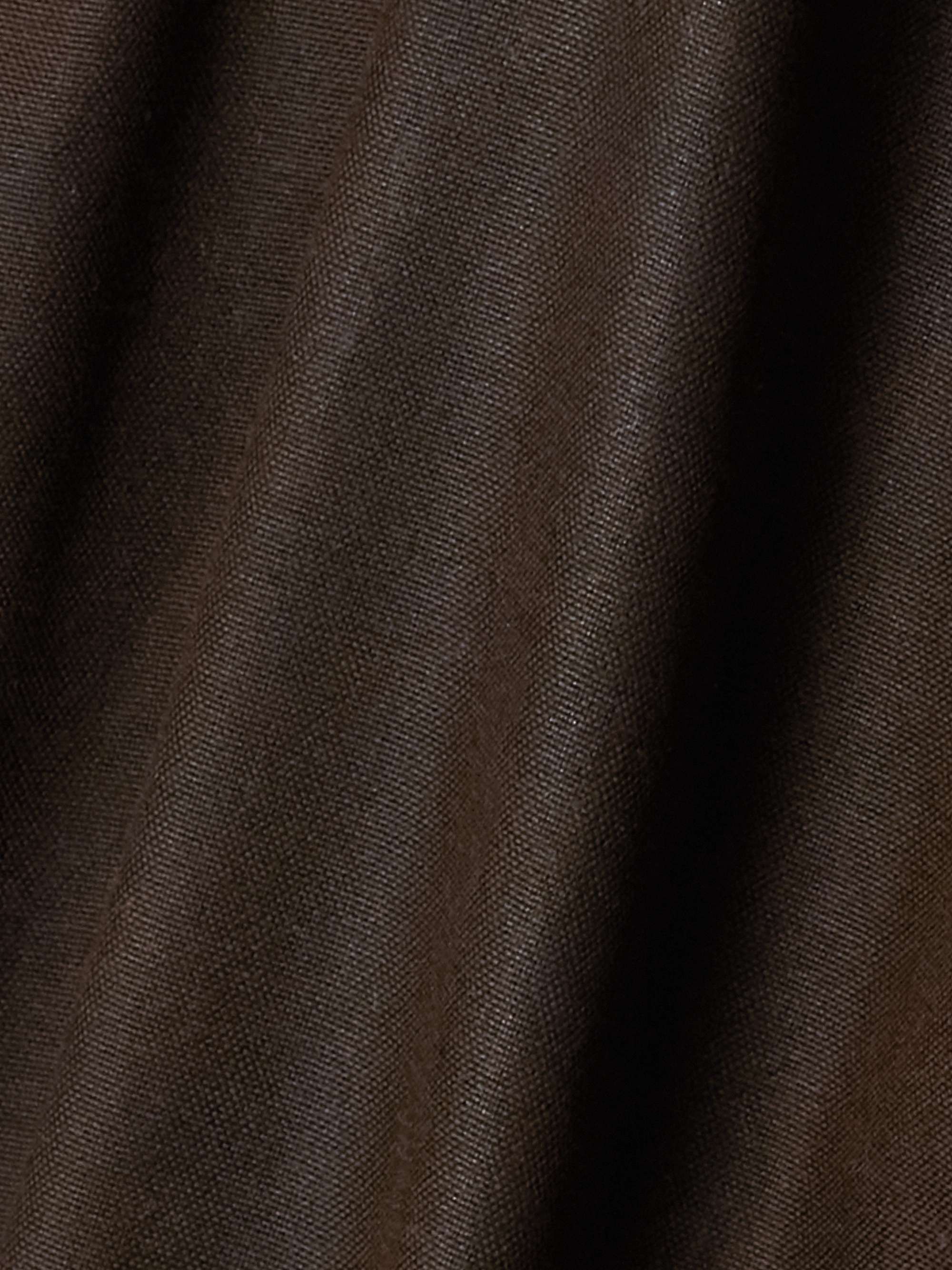 Oversized corduroy-trimmed waxed organic cotton jacket view