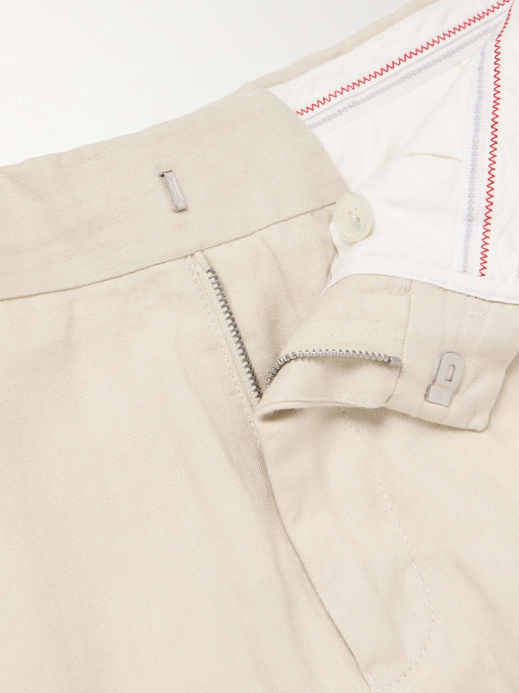 Griffon Tapered Linen Trousers view