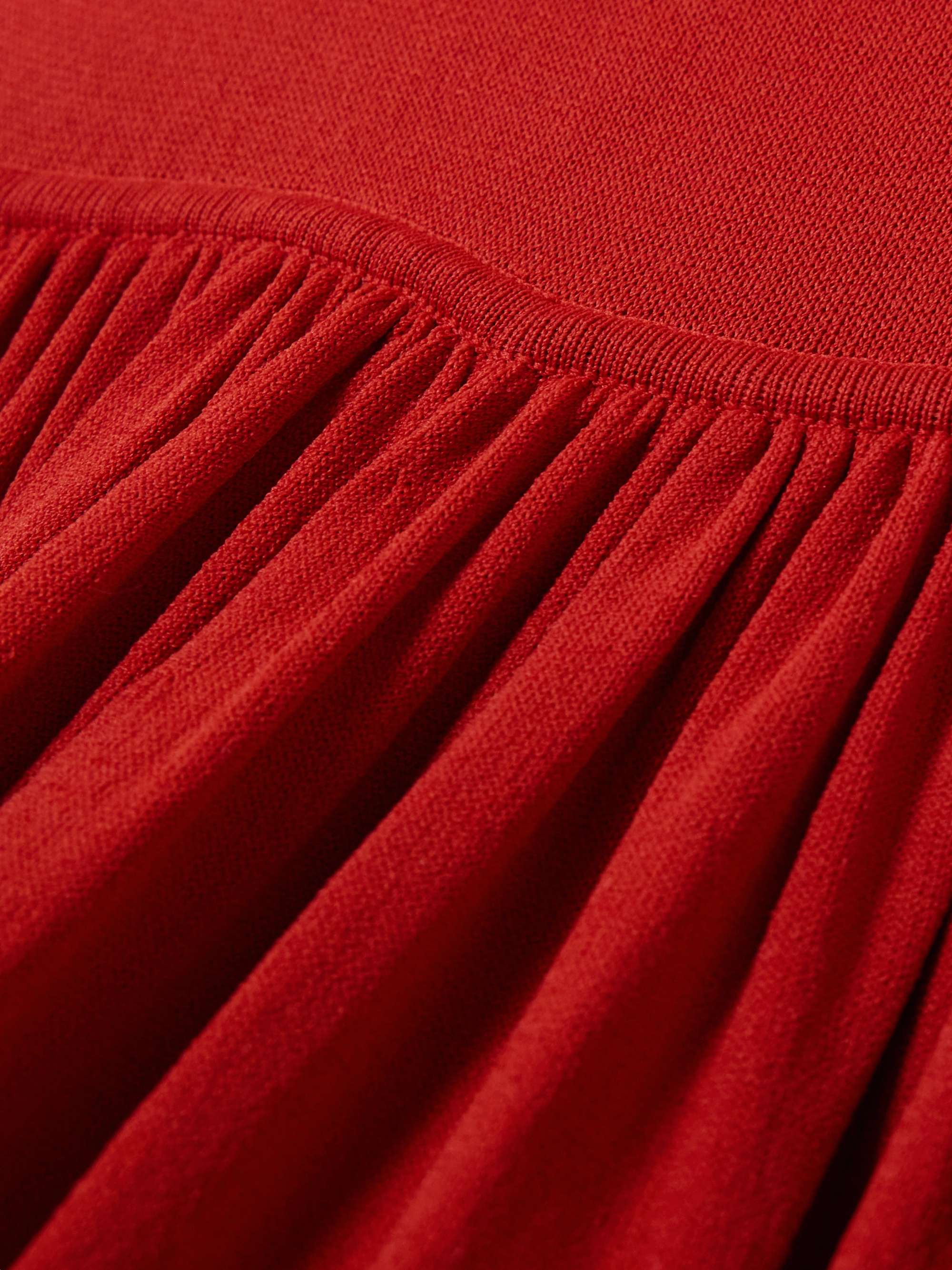 Romy gathered knitted maxi skirt view