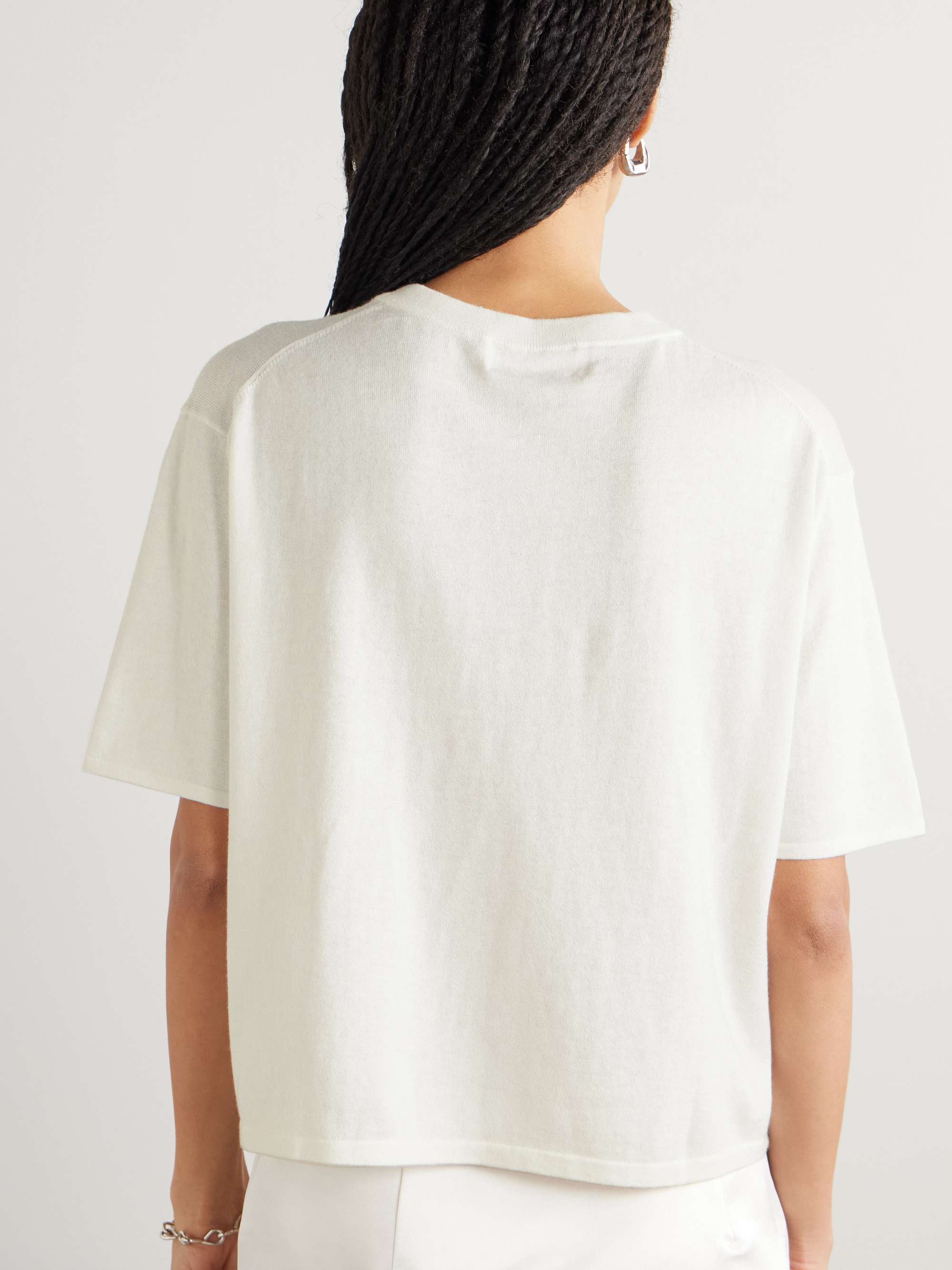 Rubie cotton and cashmere-blend T-shirt view