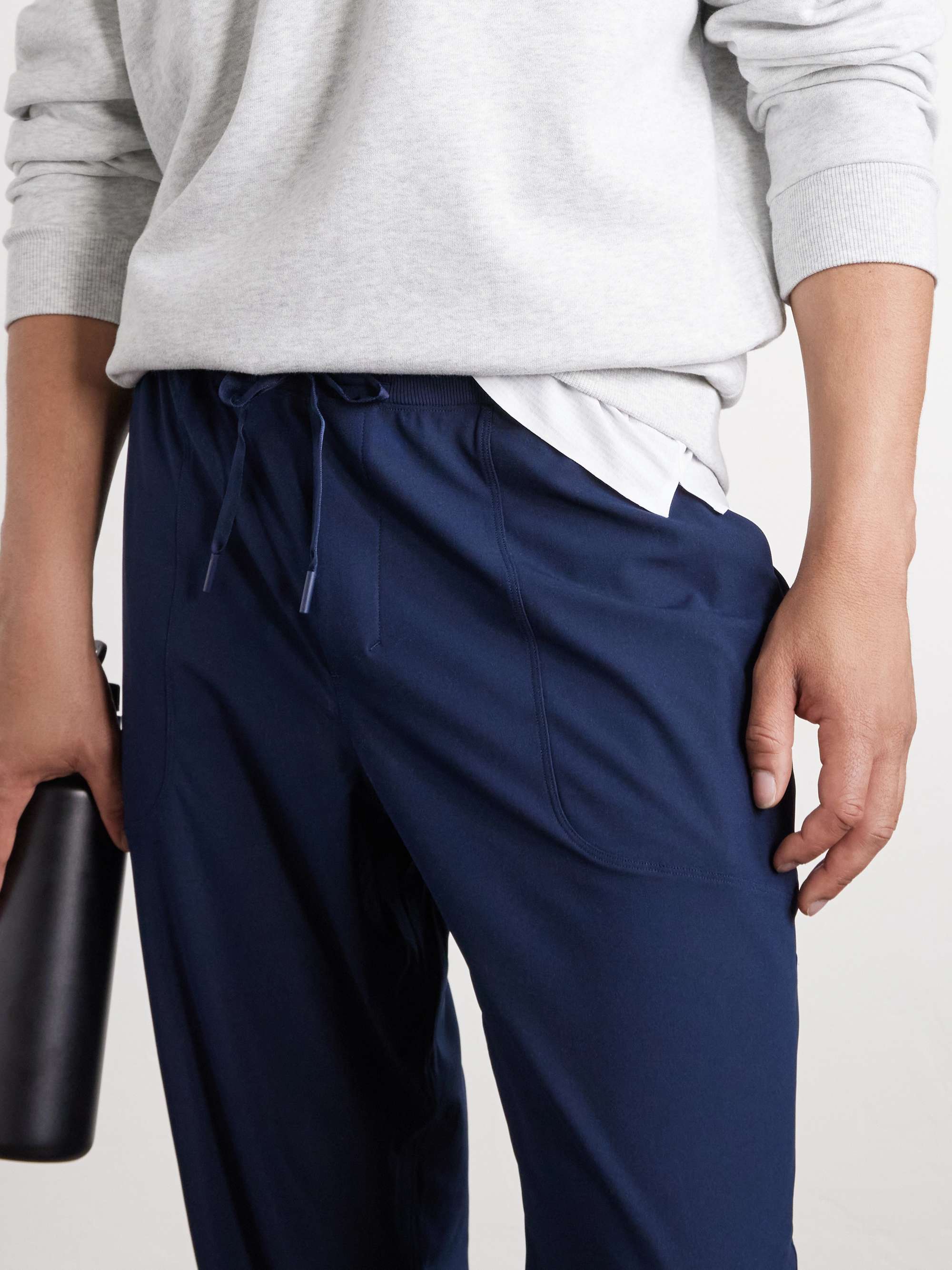 ABC Tapered Recycled-Warpstreme™ Drawstring Trousers view