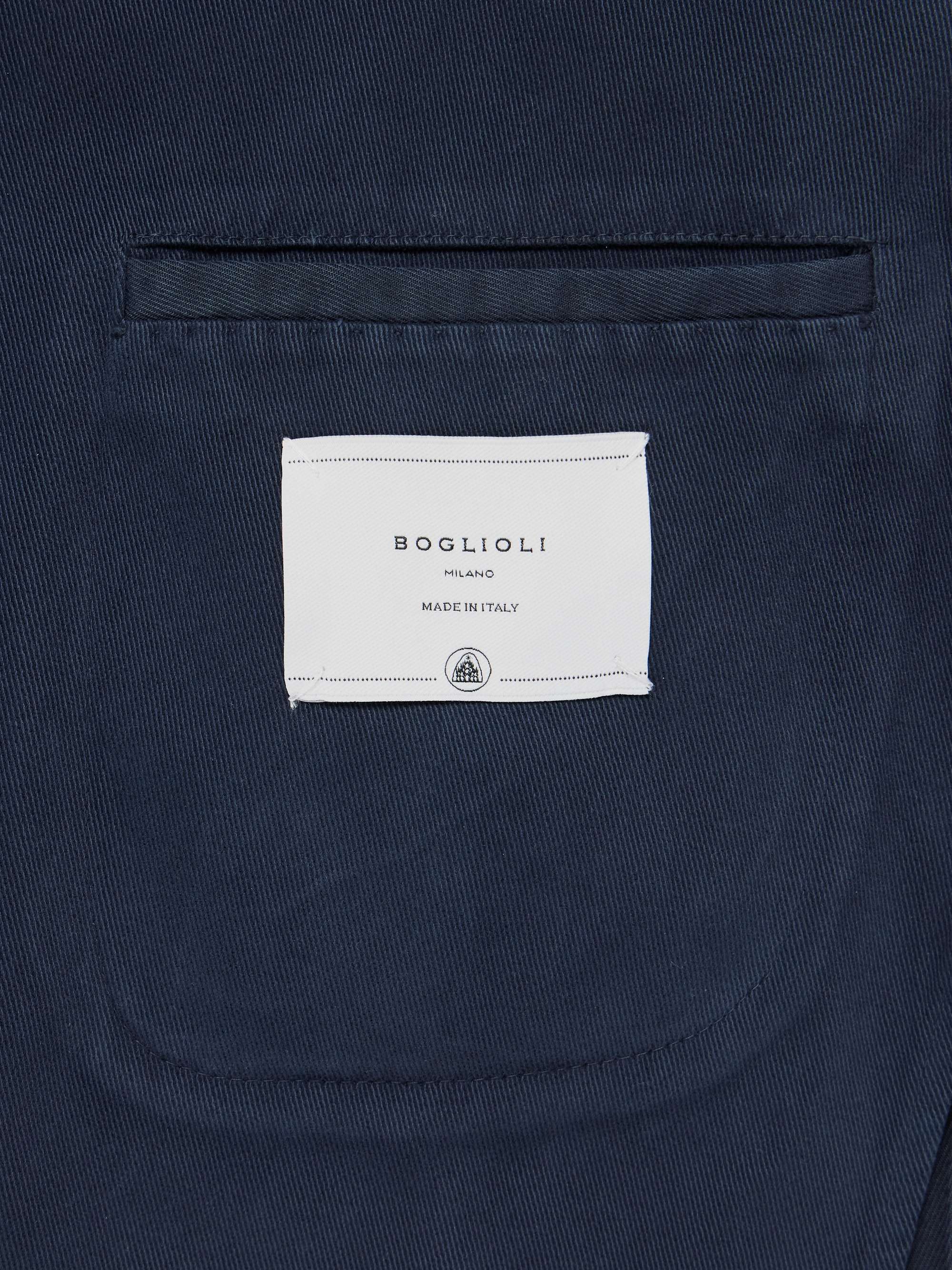 Garment-Dyed Cotton-Blend Twill Suit Jacket view