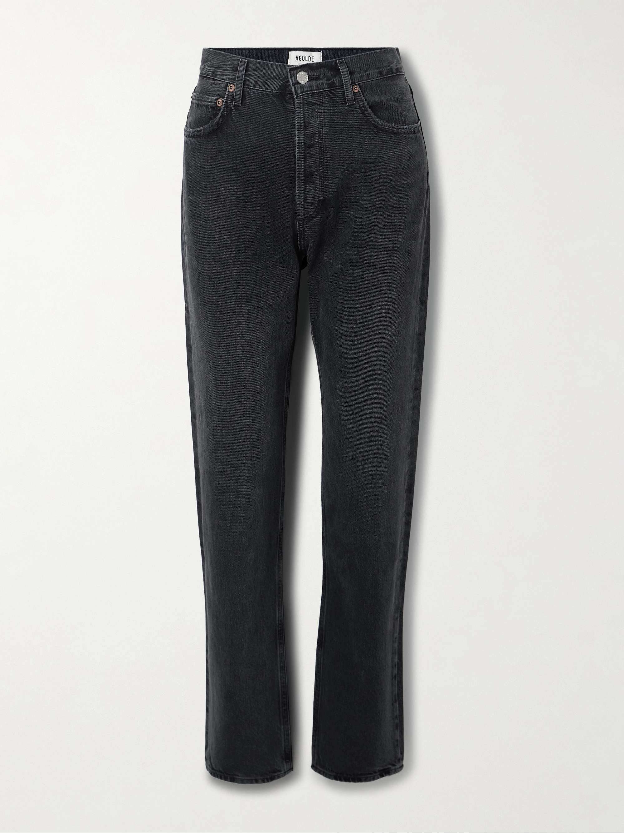 '90s Pinch Waist Long high-rise straight-leg jeans view