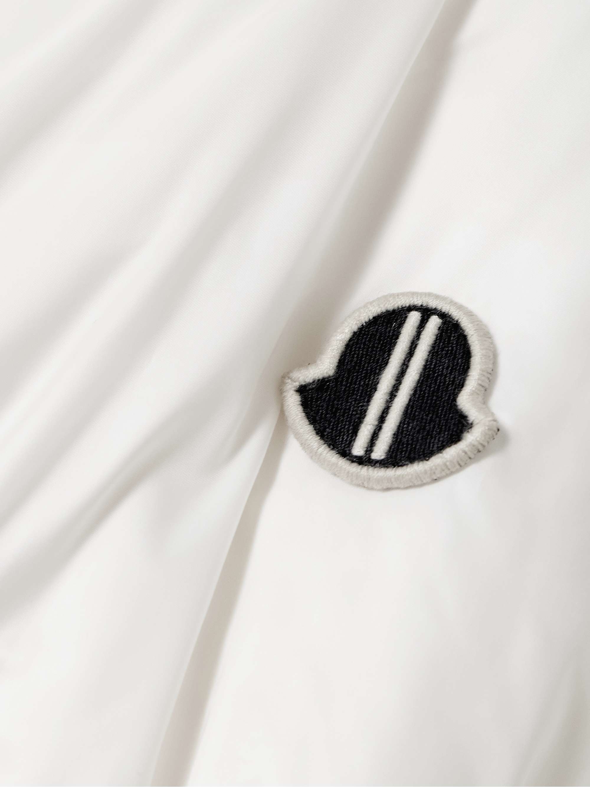 + Moncler Cyclopic oversized hooded appliquéd quilted shell down jacket view