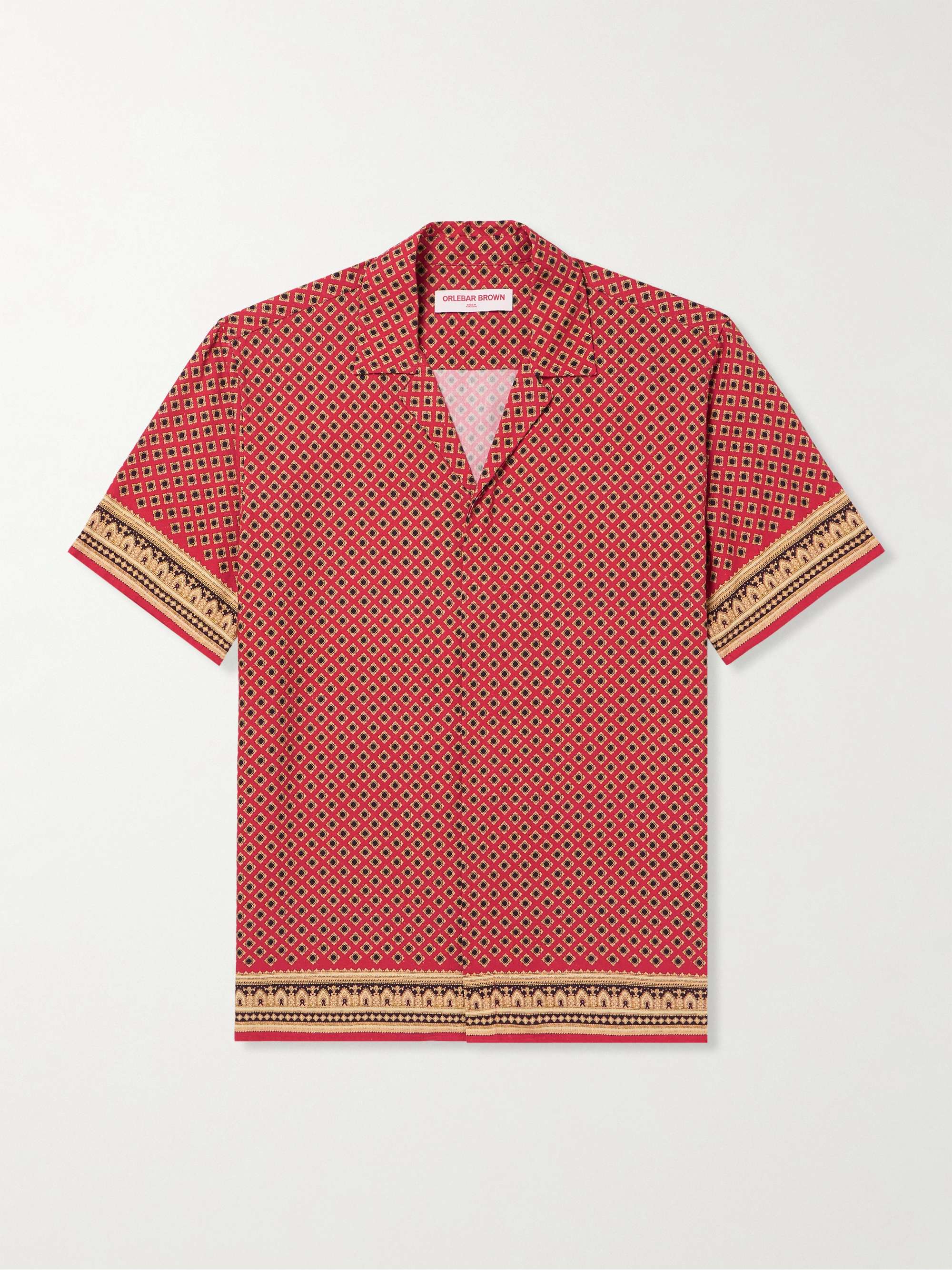 Maitan Camp-Collar Printed Woven Shirt view