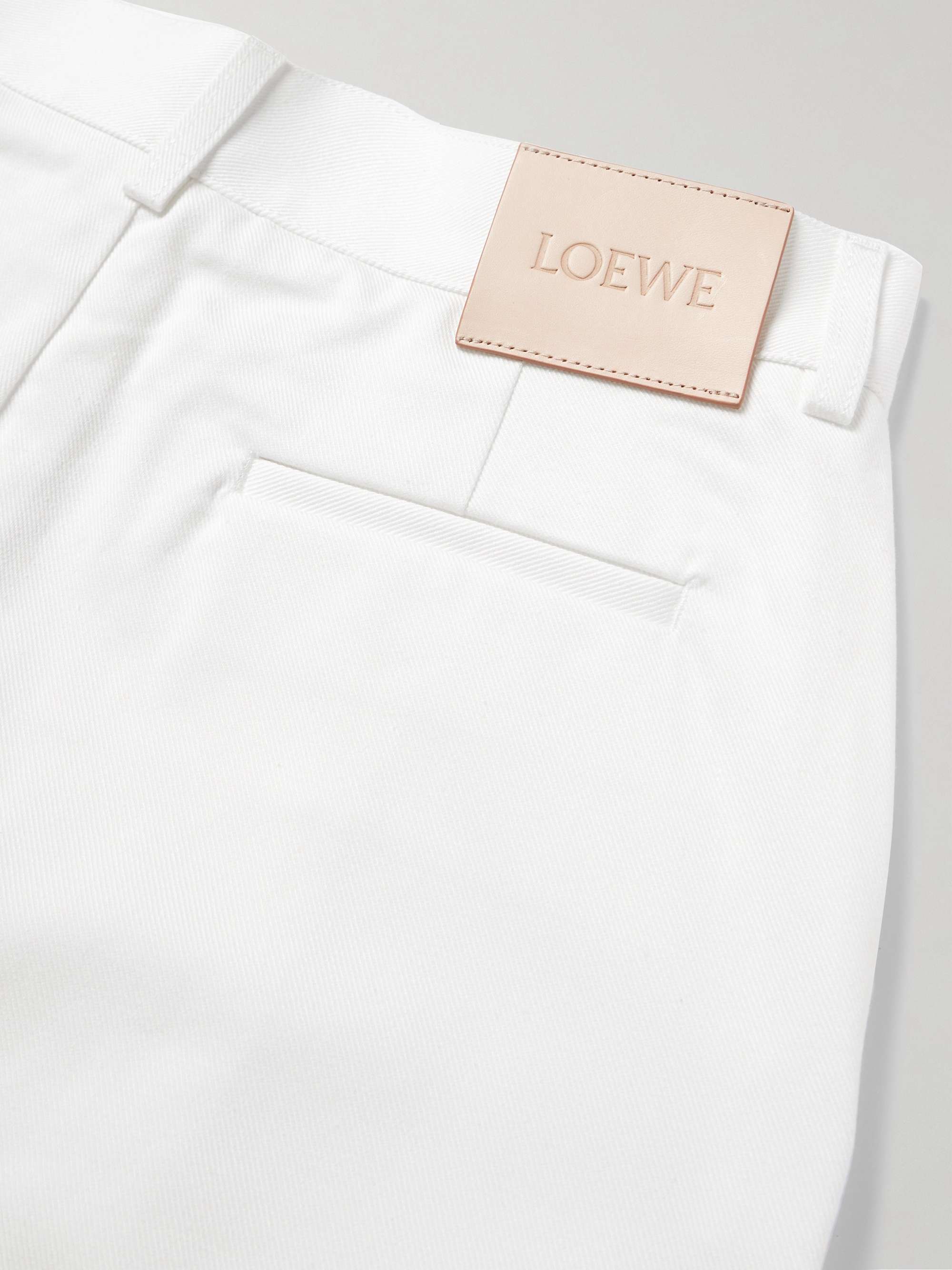 Straight-Leg Pleated Jeans view