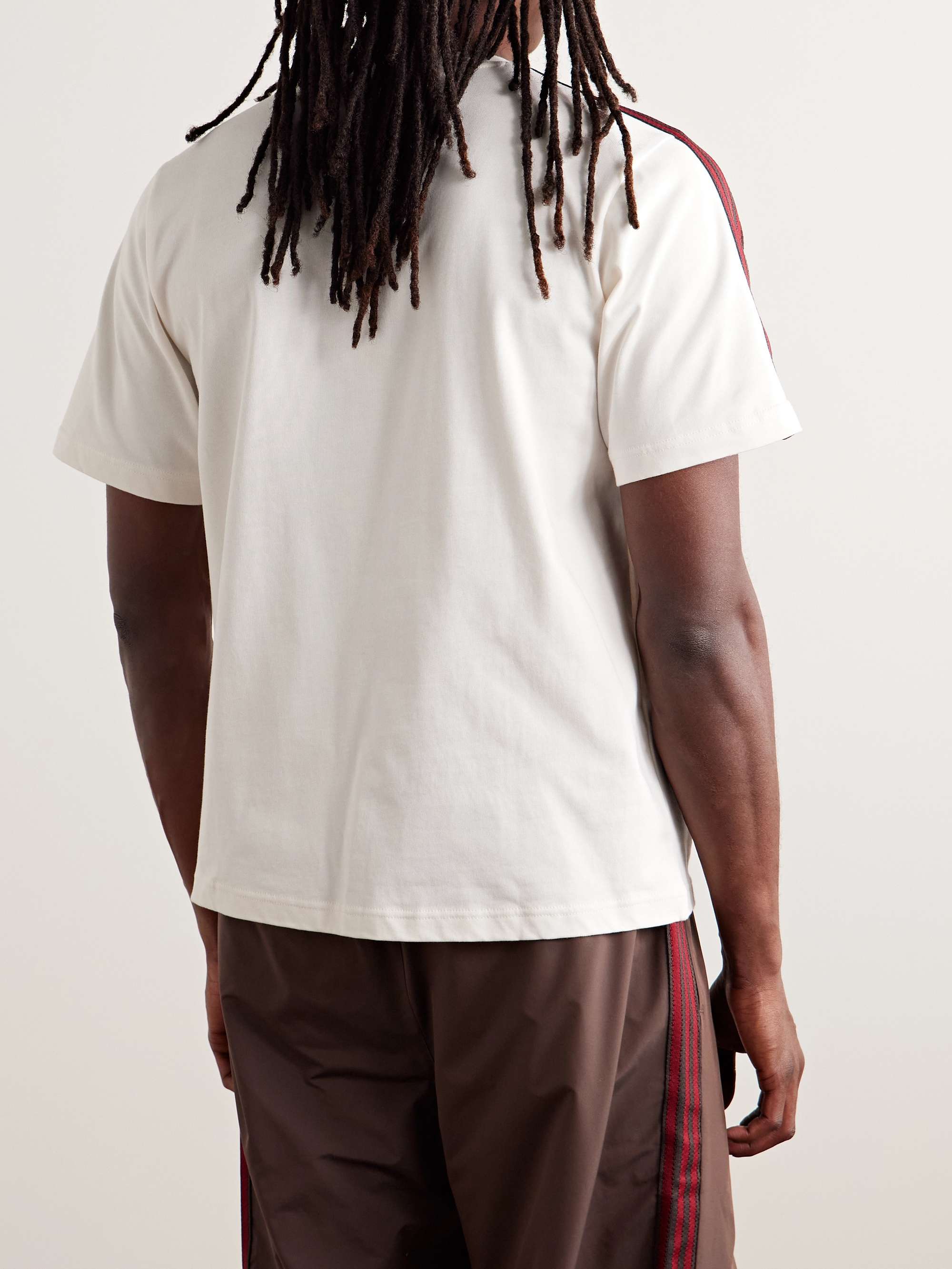 + Wales Bonner Striped Cotton-Jersey T-Shirt view