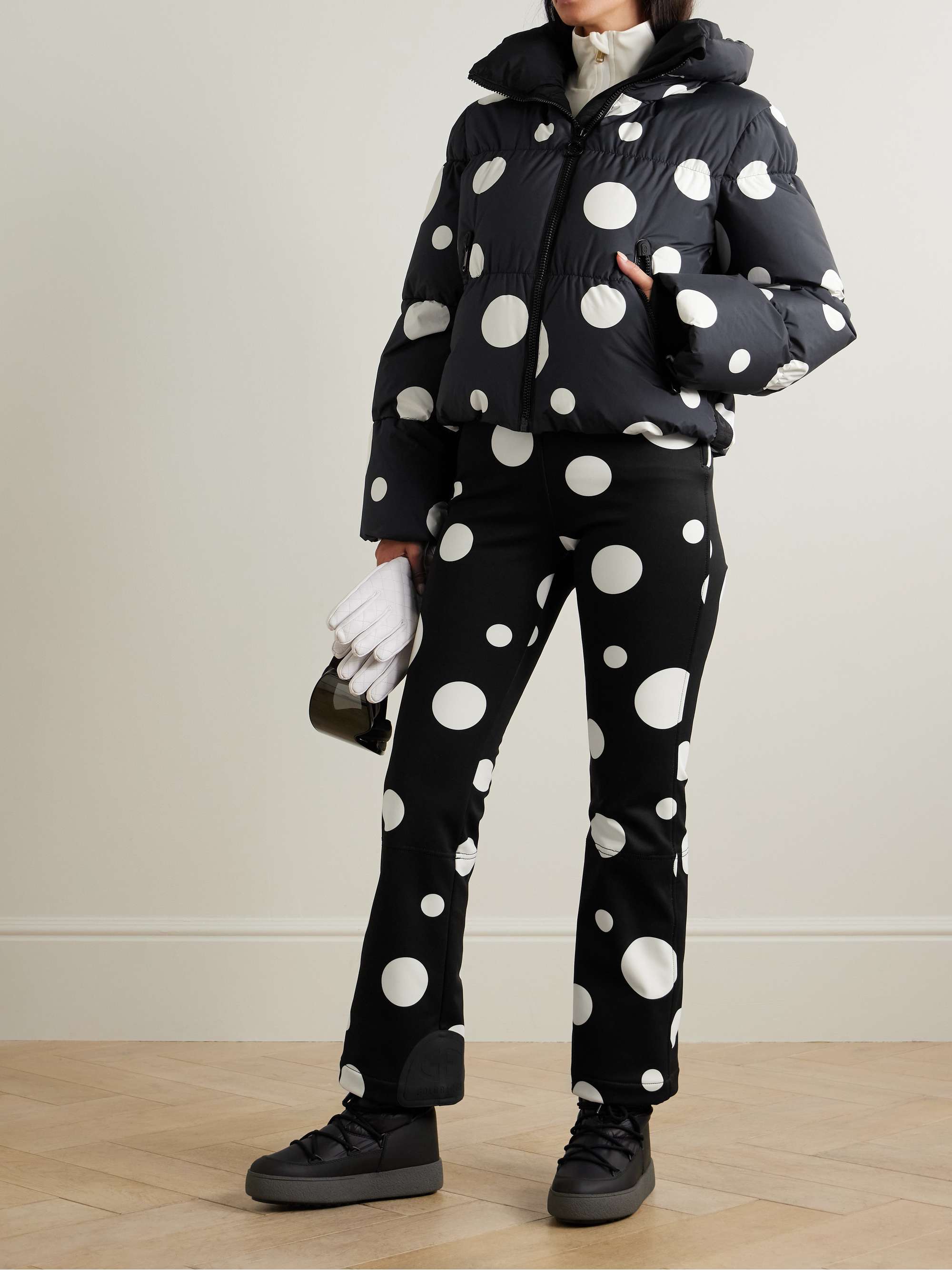 Grand polka-dot ski jacket view