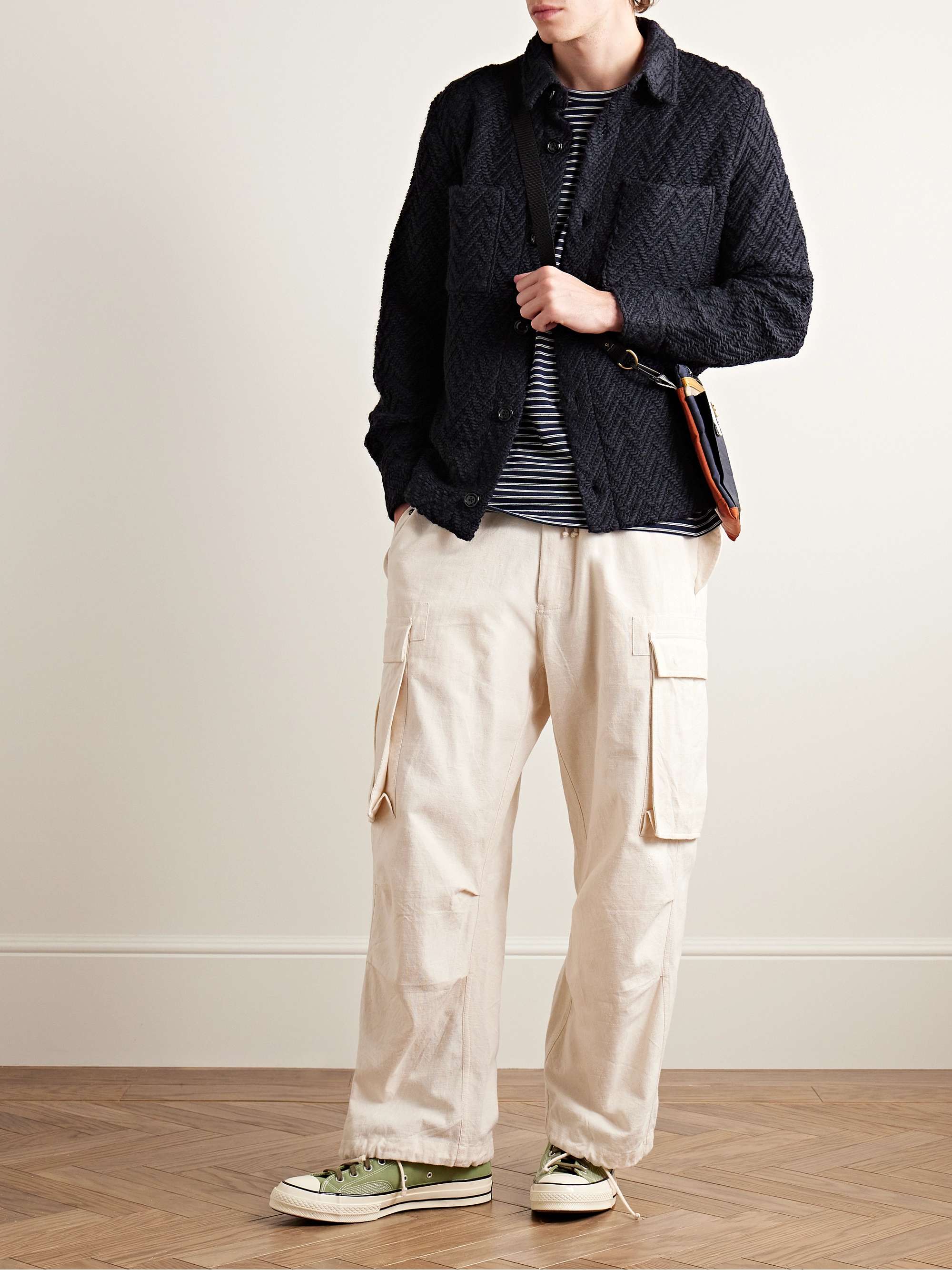 Herringbone Tweed Overshirt view