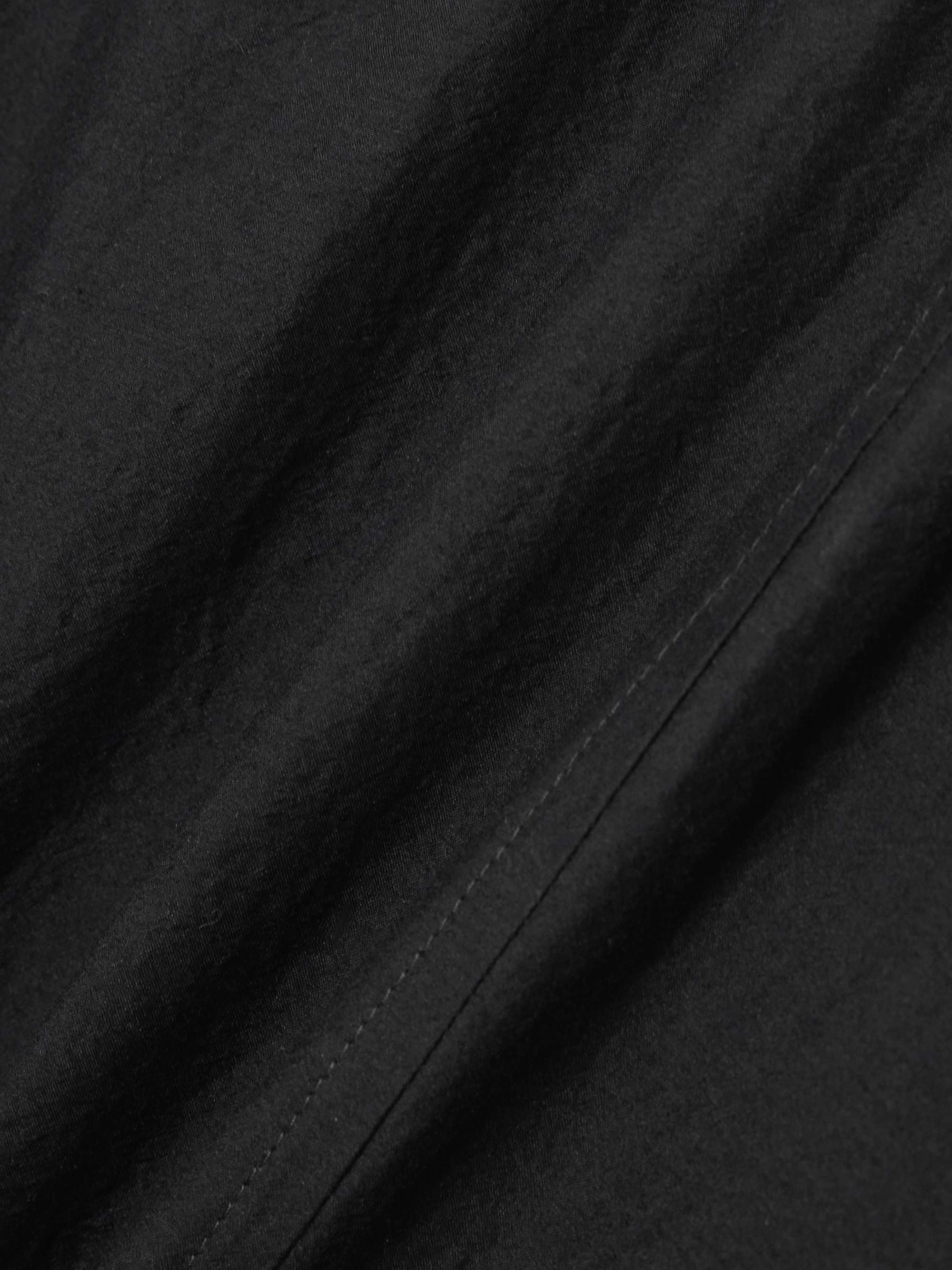 Cotton-blend poplin top view