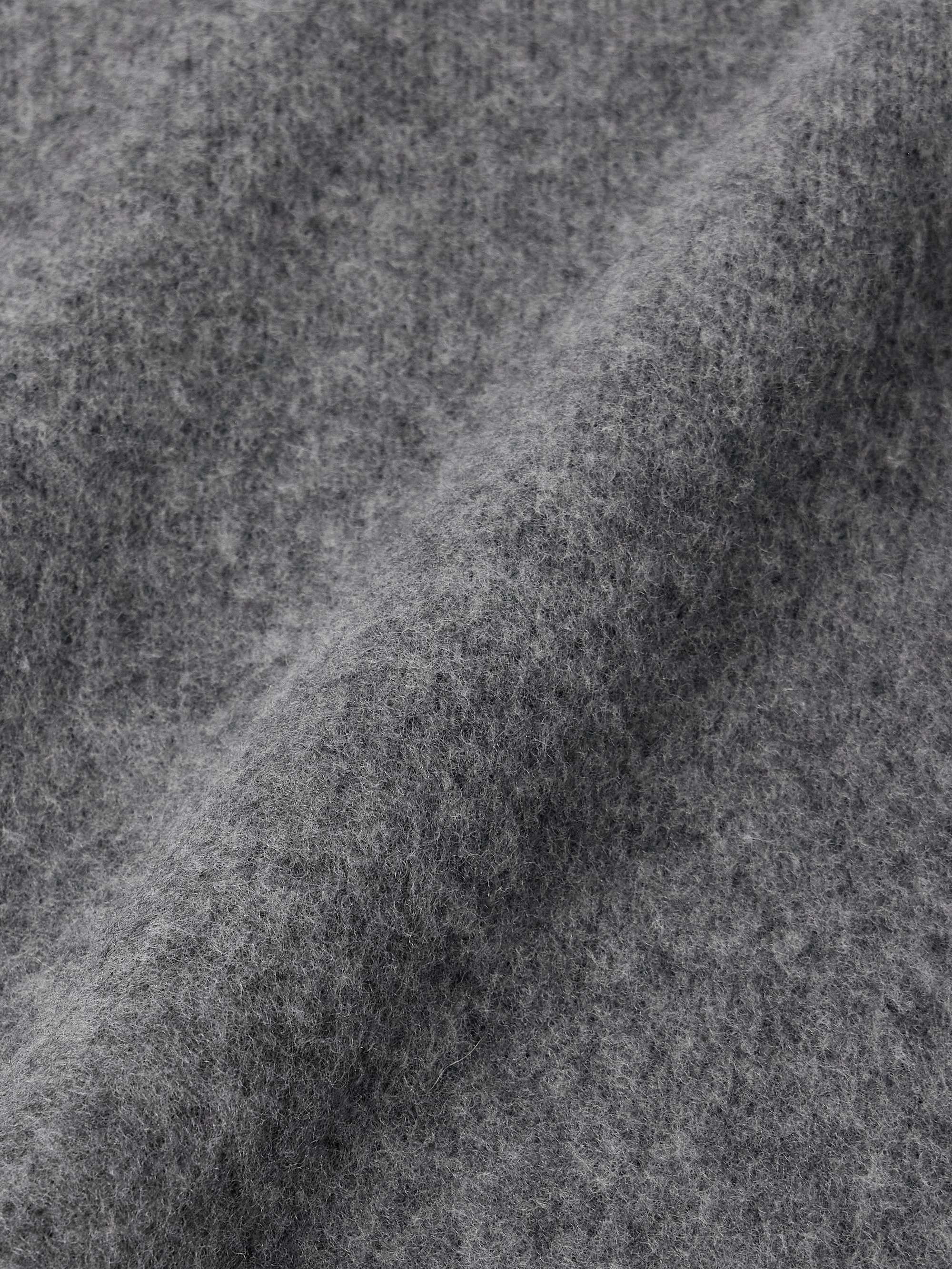 Brushed Wool and Cashmere-Blend Rollneck Sweater view