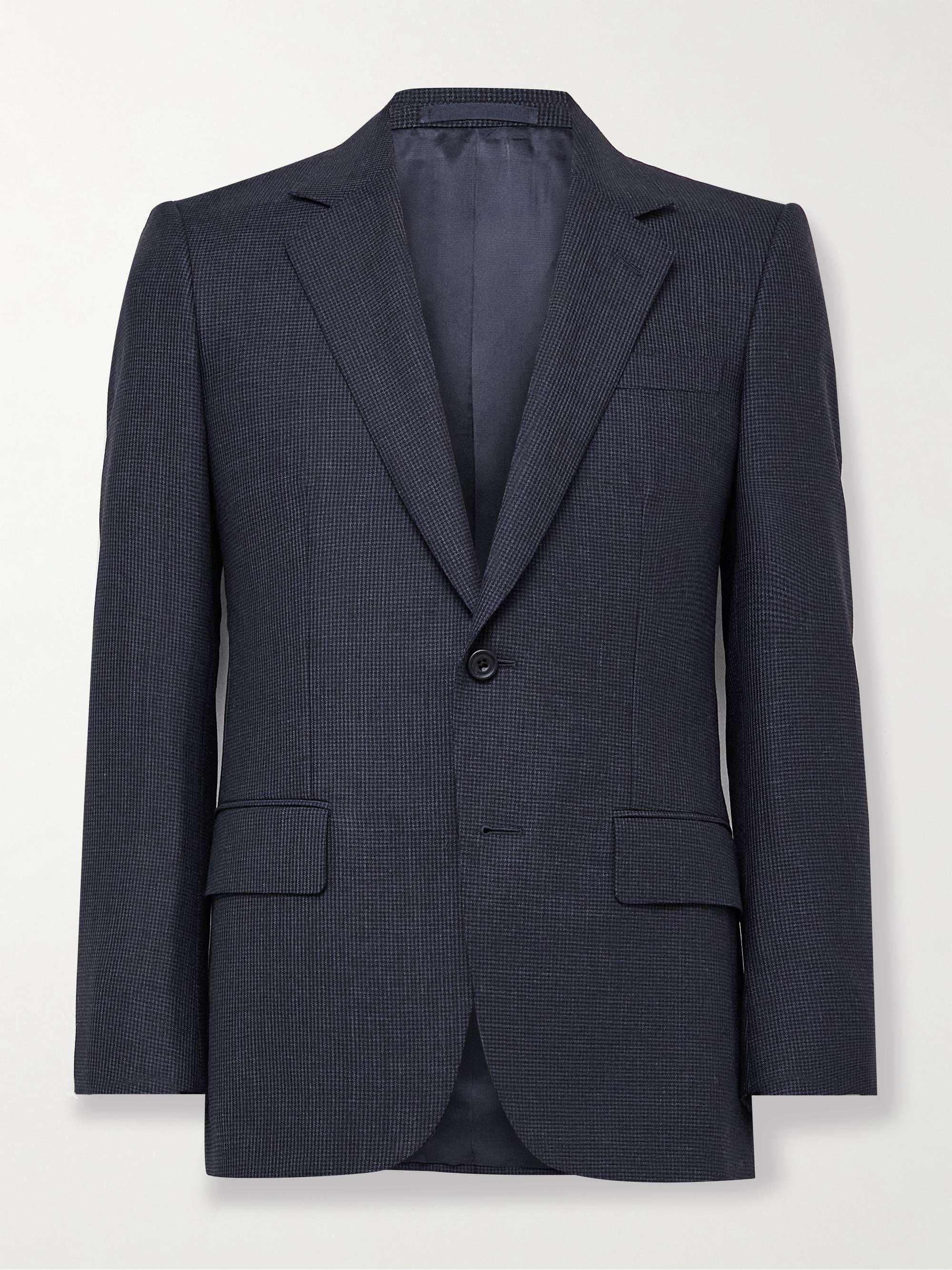 Dormeuil Slim-Fit Puppytooth Wool Suit Jacket view