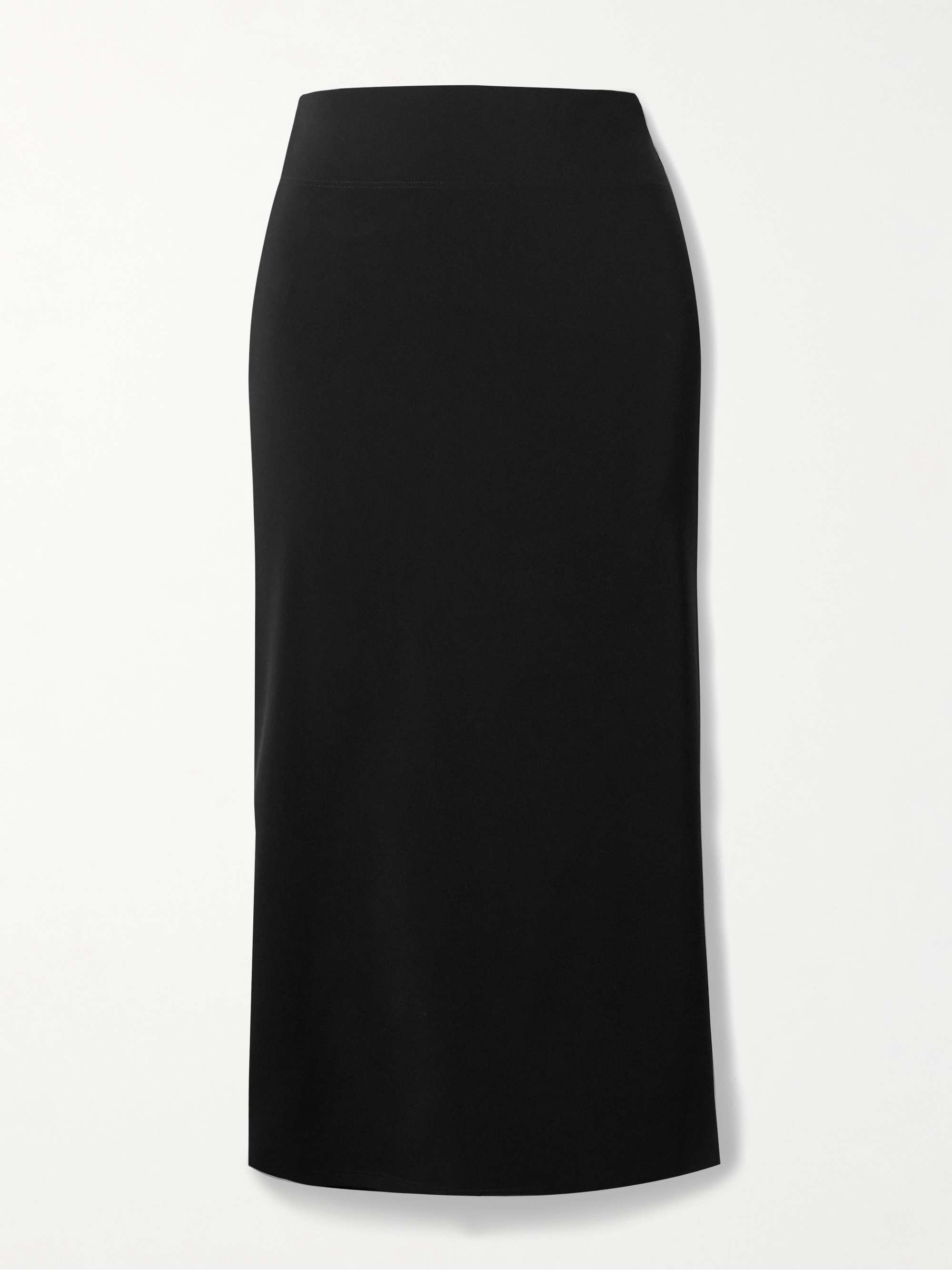 Sablier draped crepe-jersey midi skirt view