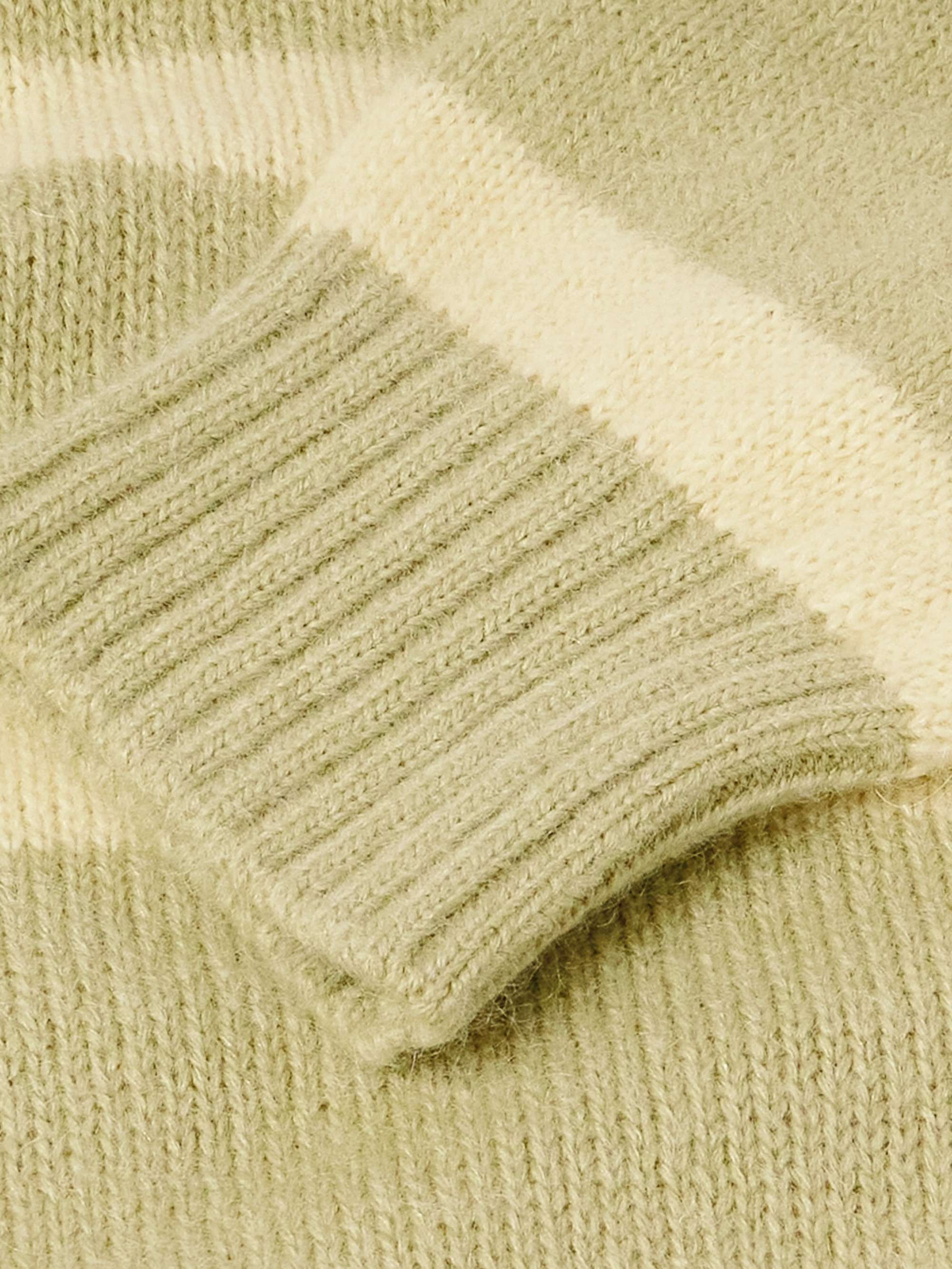 Striped Wool-Blend Sweater view