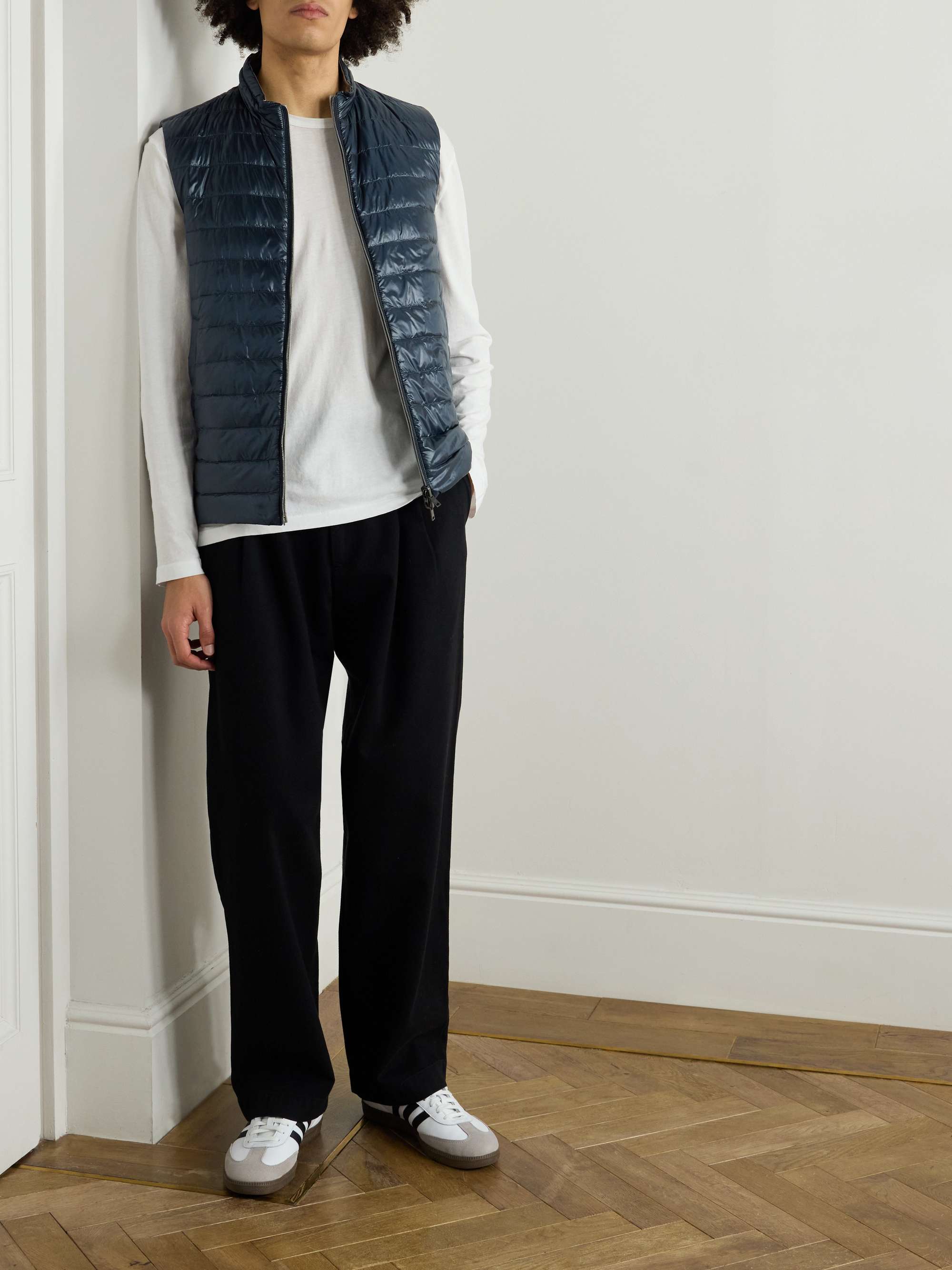 Reversible Quilted Nylon Down Gilet view