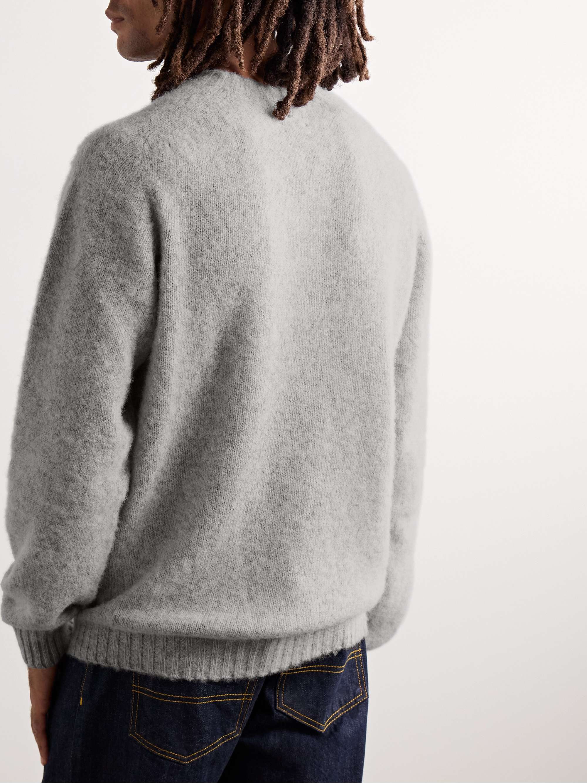 Brushed Virgin Shetland Wool Sweater view