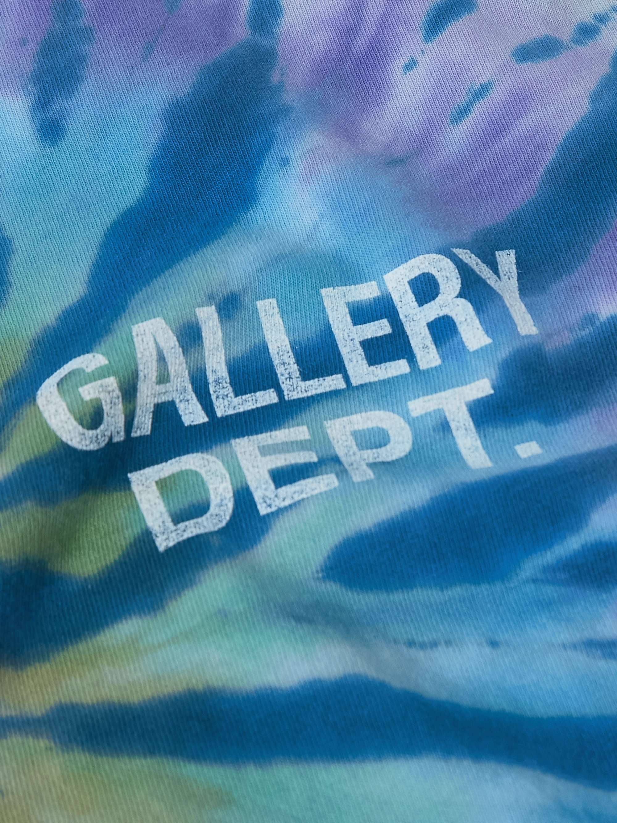 Miami Souvenir Logo-Print Tie-Dyed Cotton-Jersey T-Shirt view