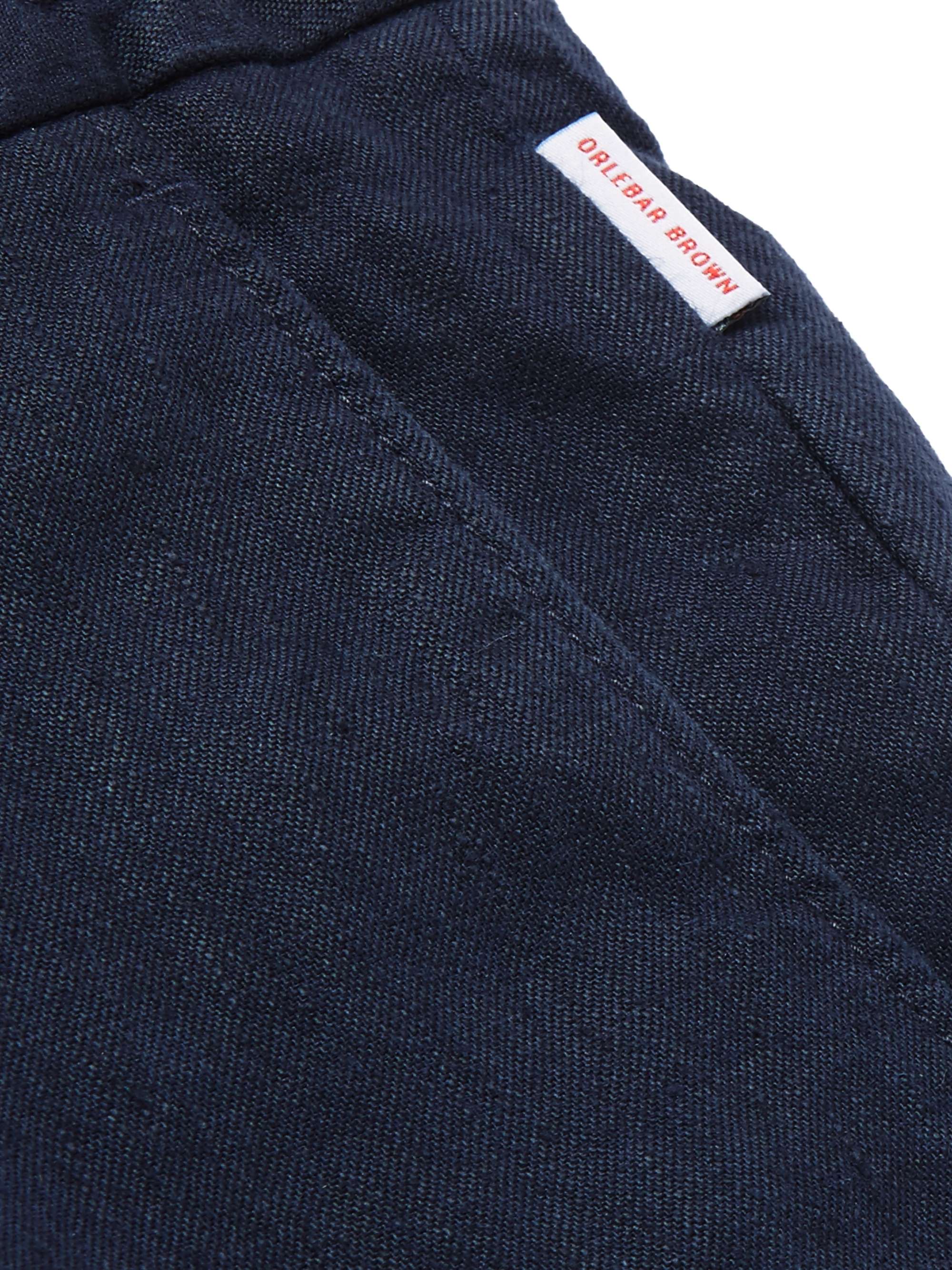 Norwich Slim-Fit Linen Shorts view