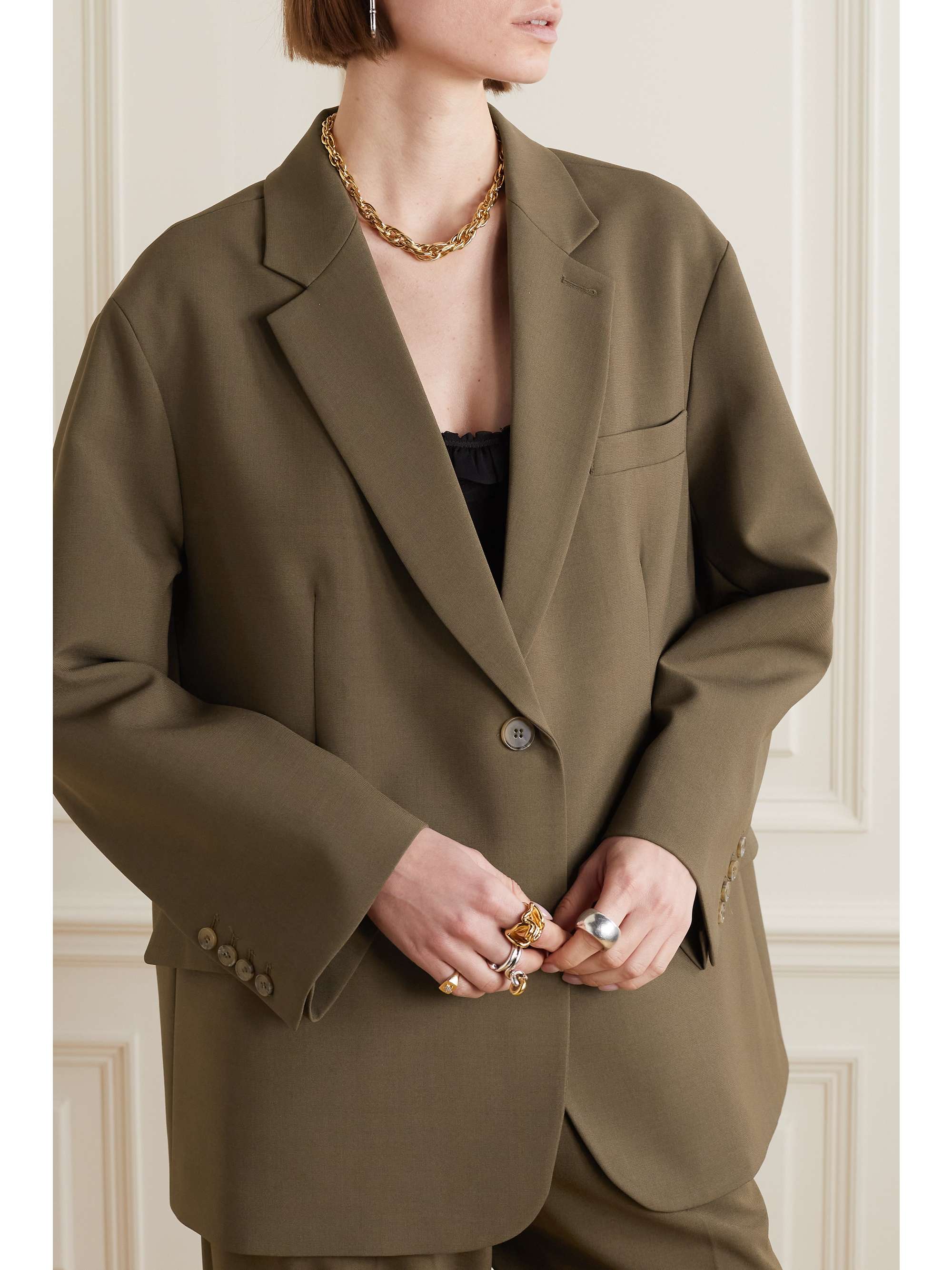 Bea crepe blazer view