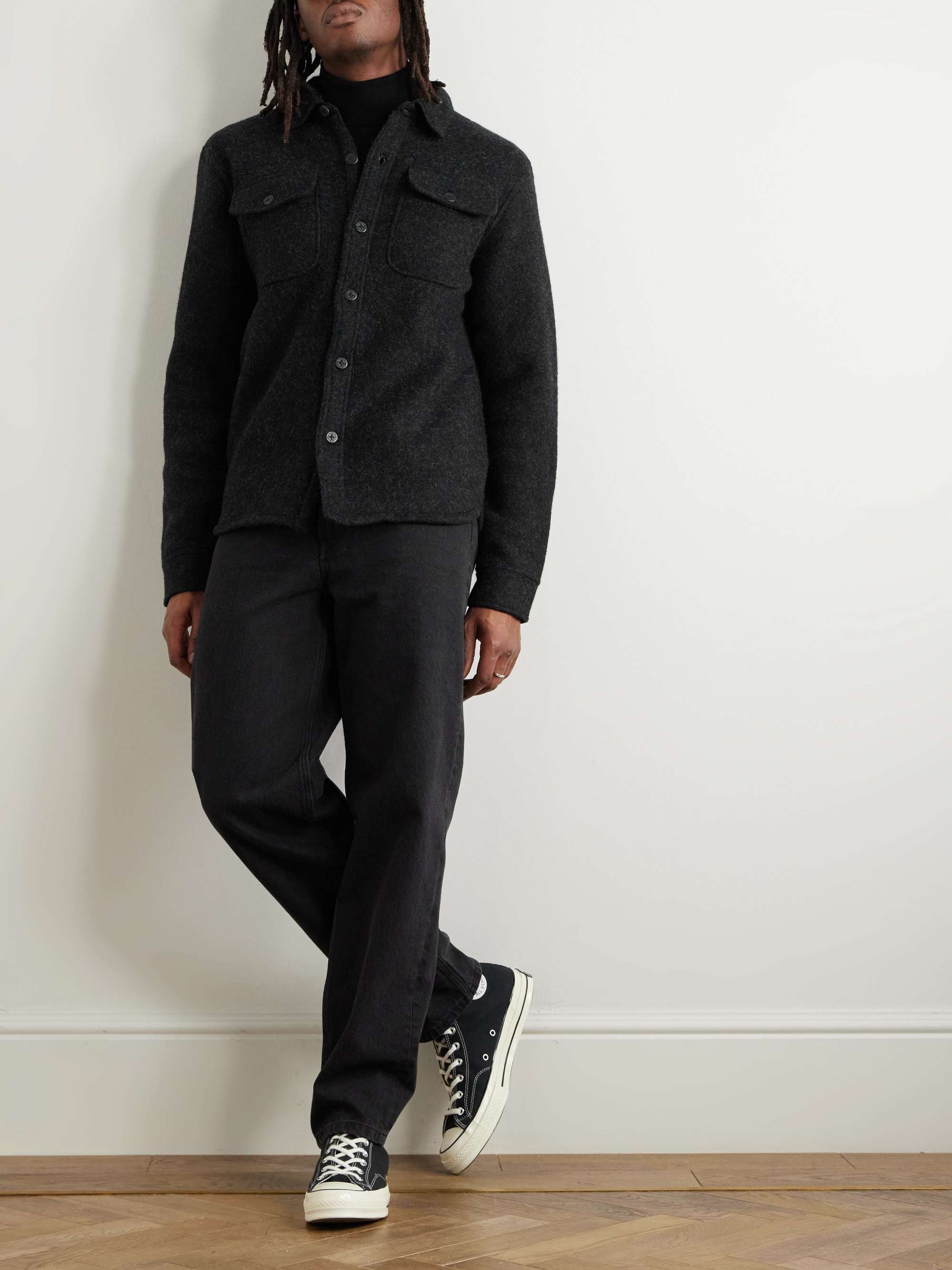 Wool-Blend Overshirt view