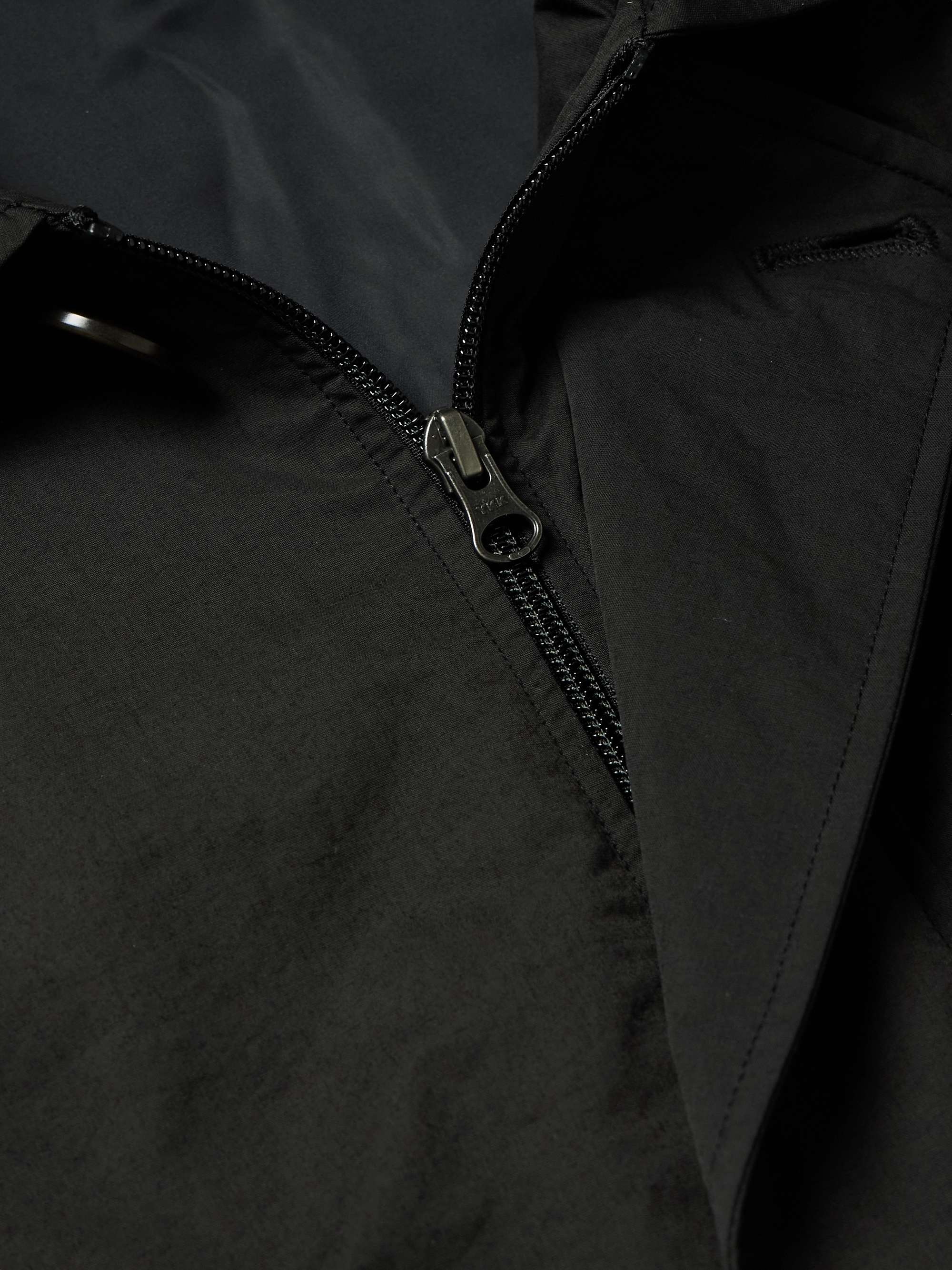 Padded Cotton-Blend Shell Bomber Jacket view