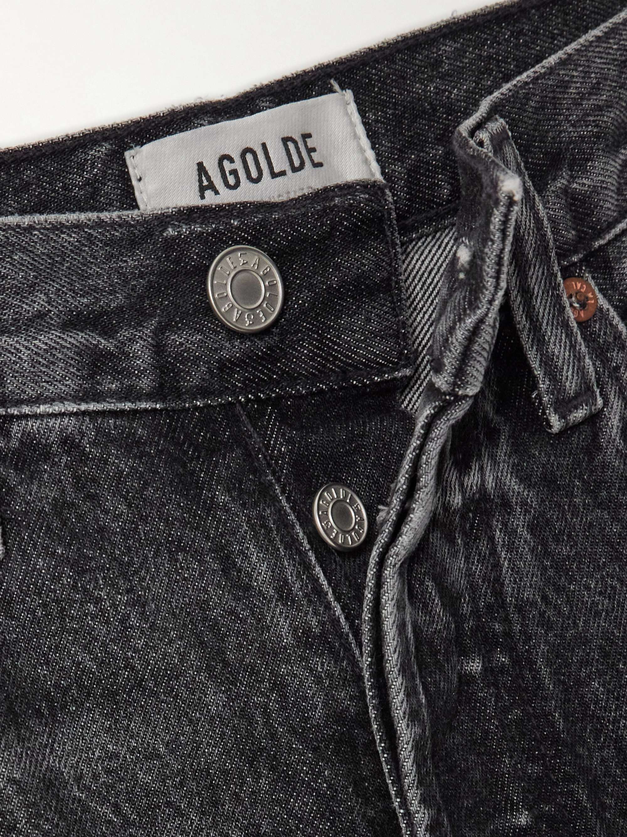 Kelly high-rise straight-leg organic jeans view