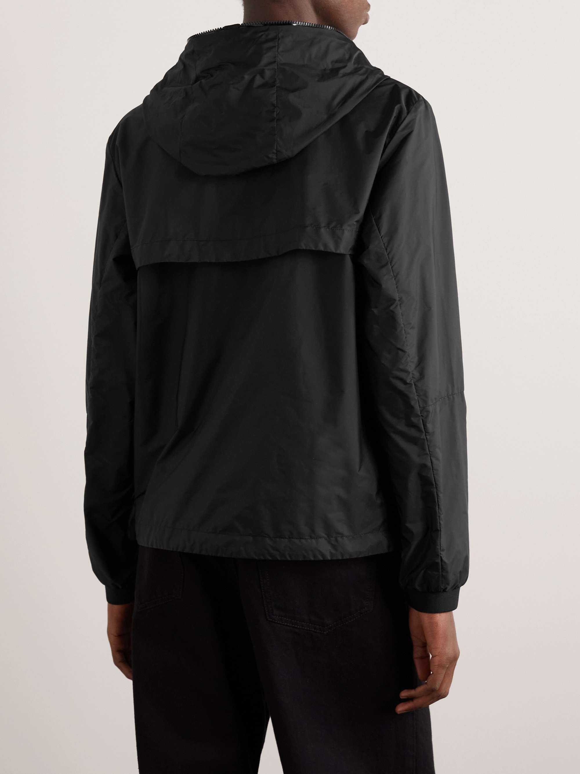 Junichi Logo-Appliquéd Shell Hooded Jacket view