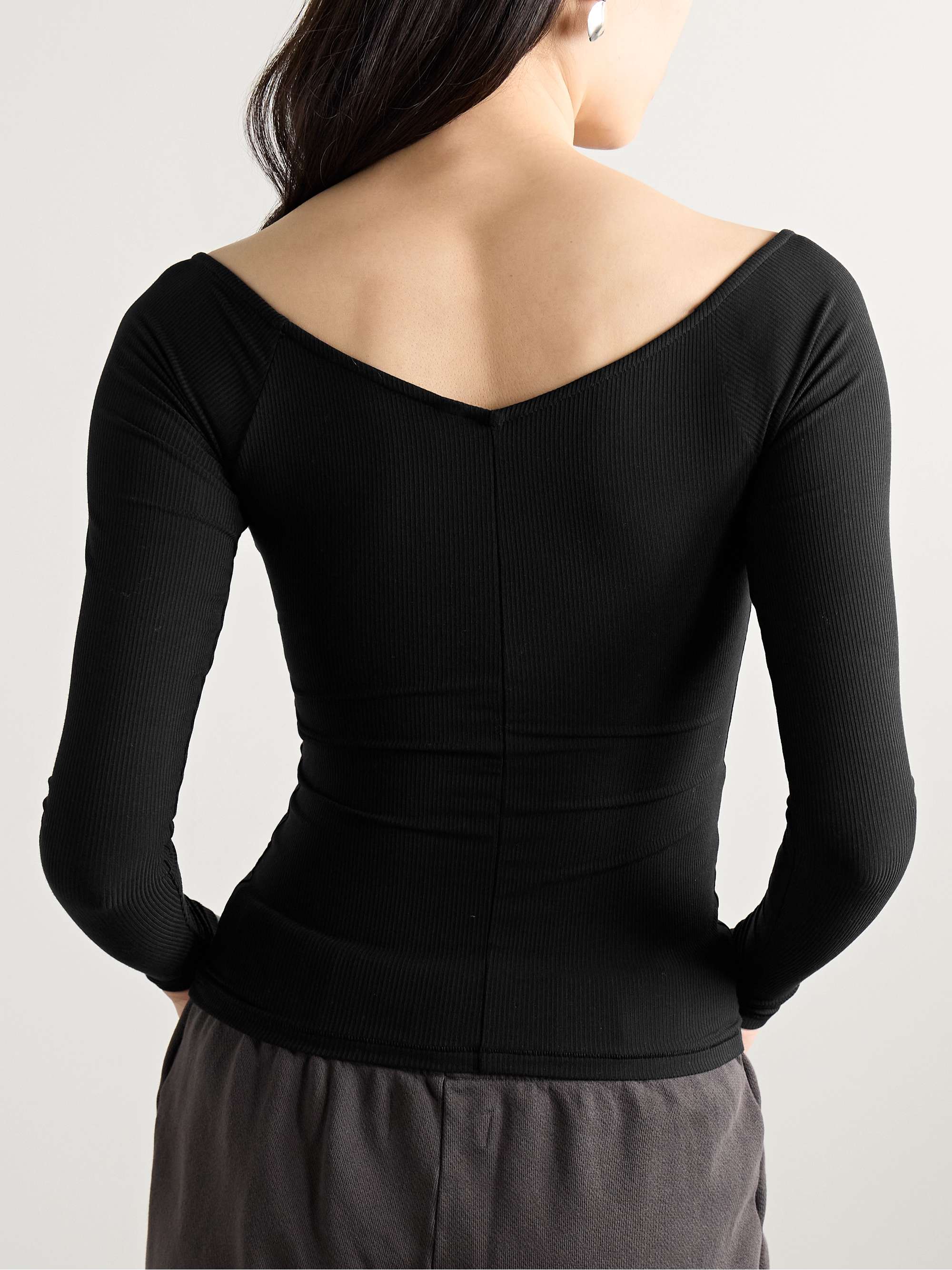 Soft Lounge Off The Shoulder Top view