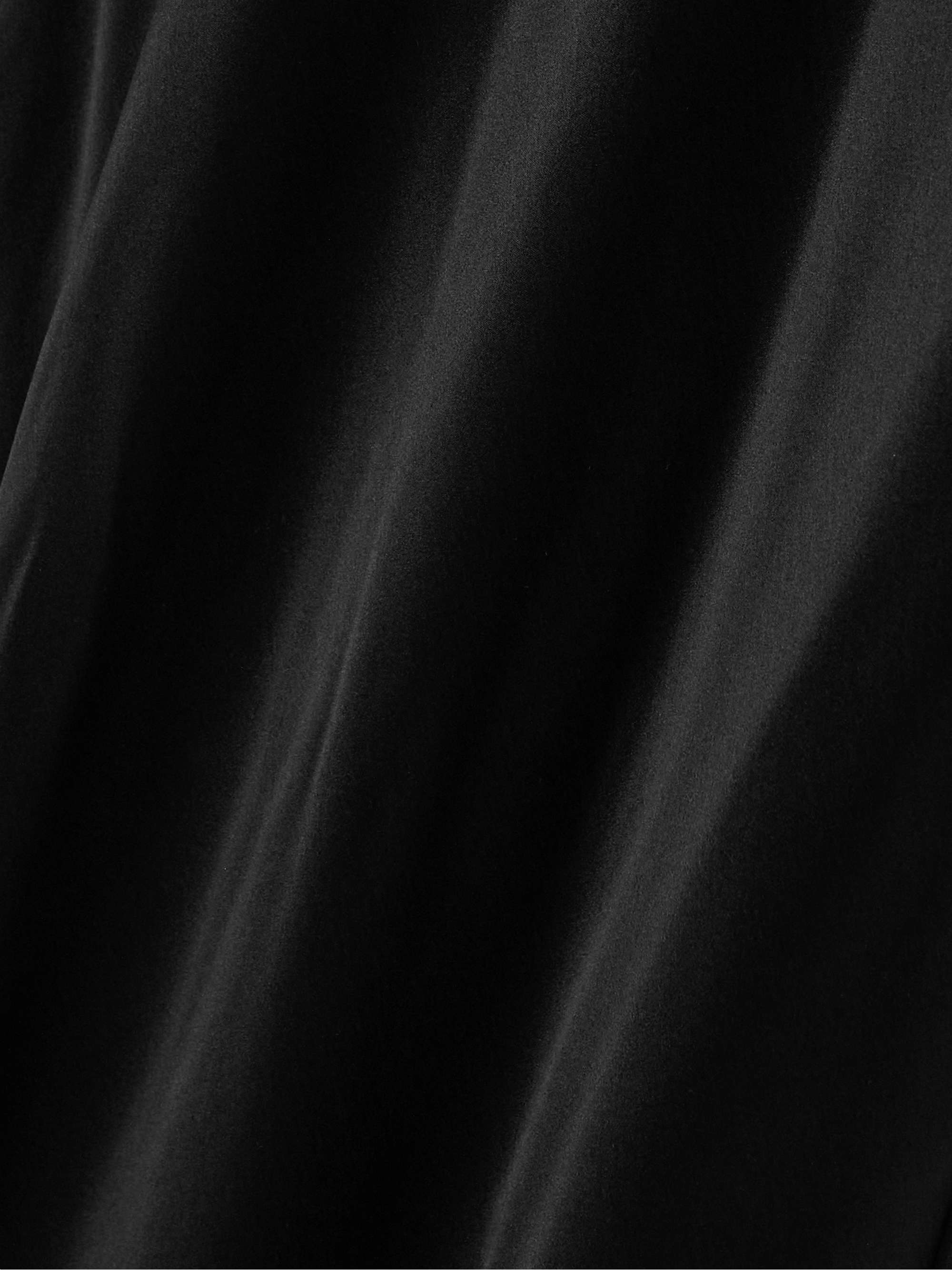 Kerry lace-trimmed ribbed silk-chiffon and satin maxi dress view