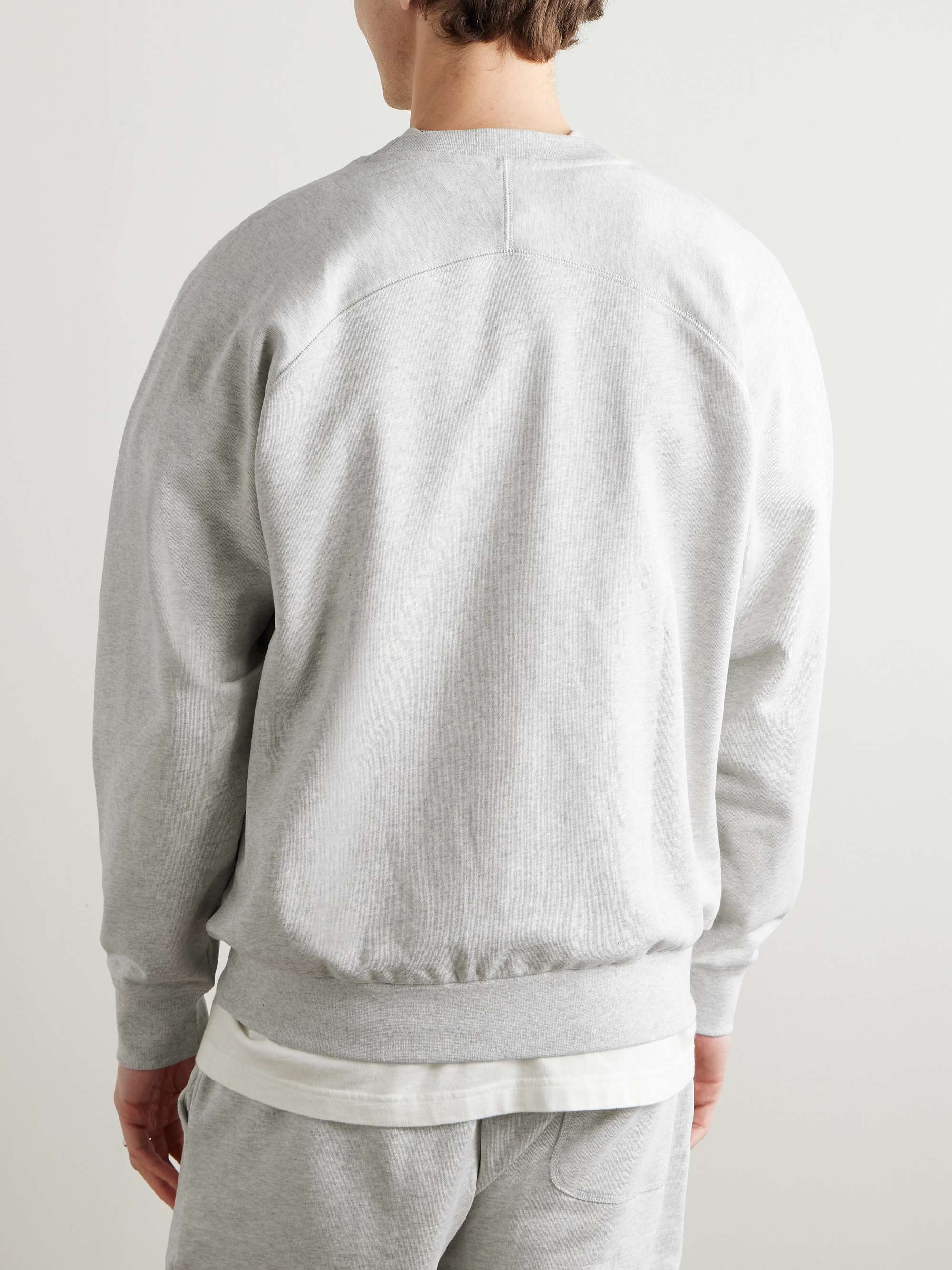 + ASICS Interaction Logo-Print Cotton-Blend Jersey Sweatshirt view