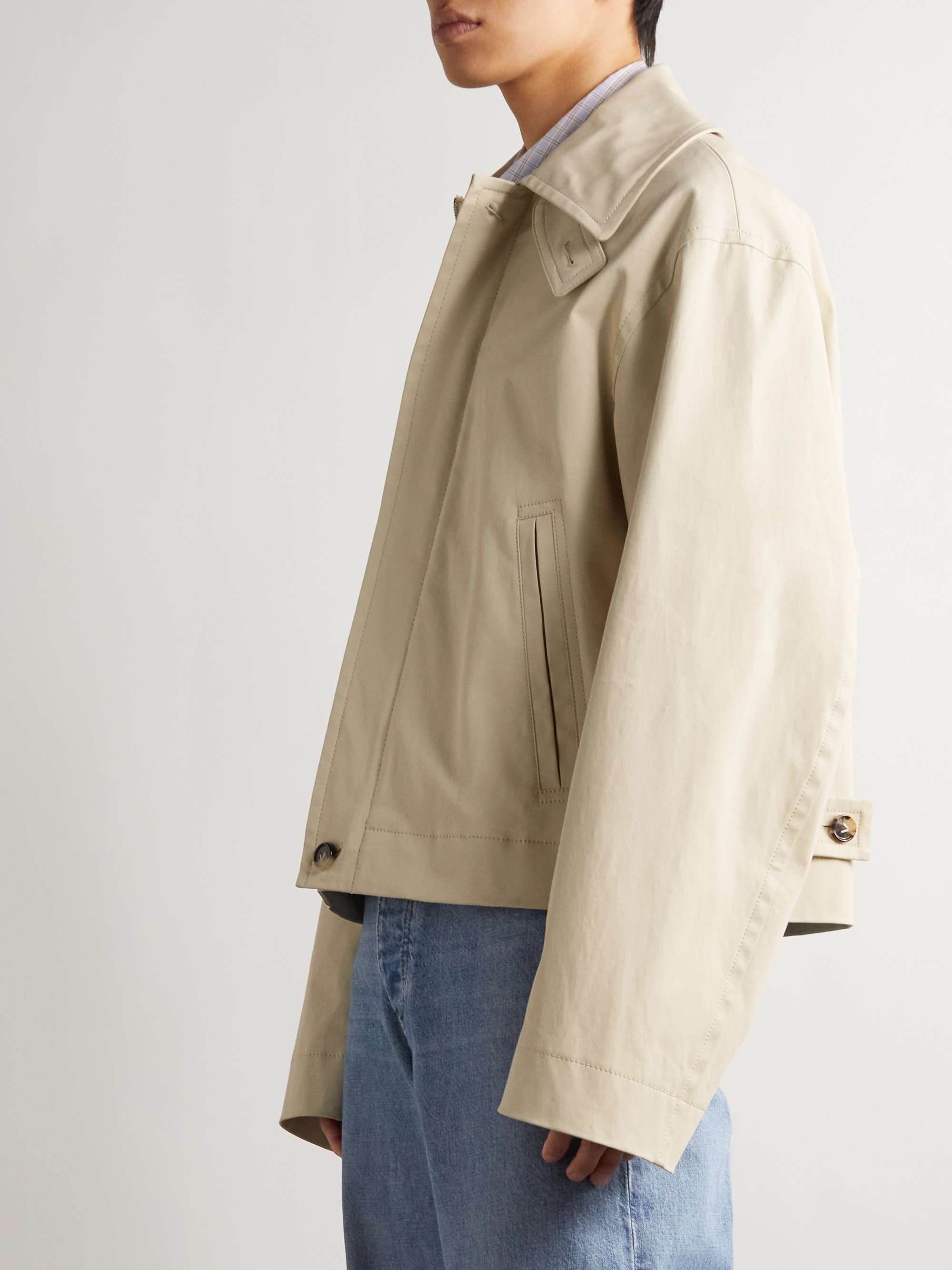 Coated Stretch-Cotton Jacket view