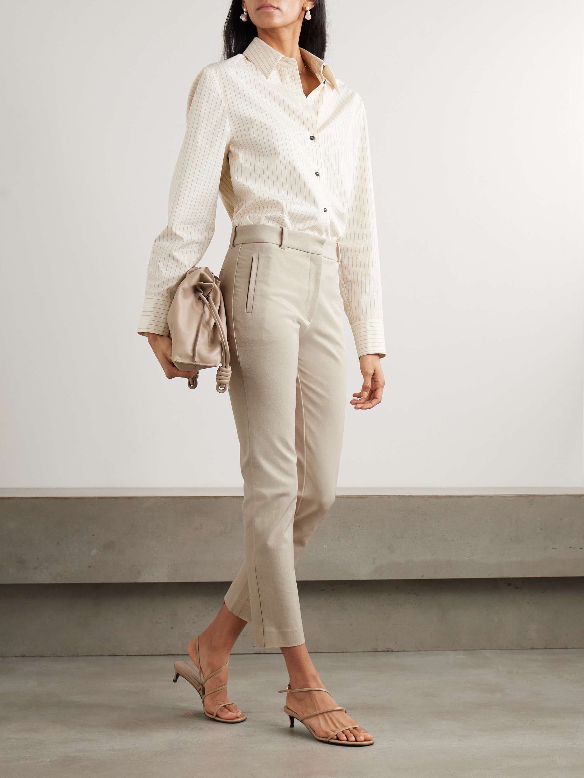 Eliston gabardine tapered pants view