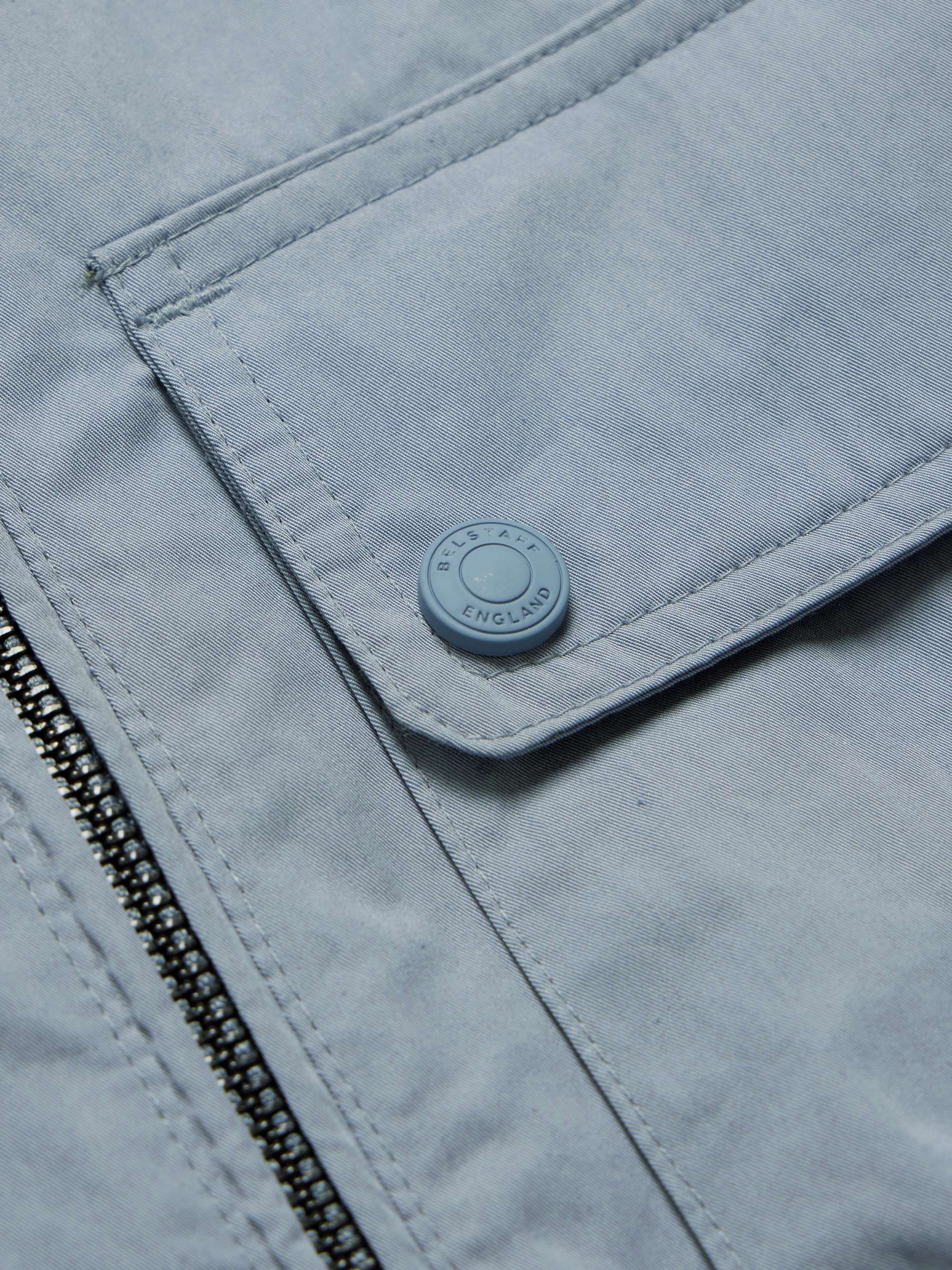 Drome Logo-Appliquéd Cotton-Blend Gabardine Overshirt view