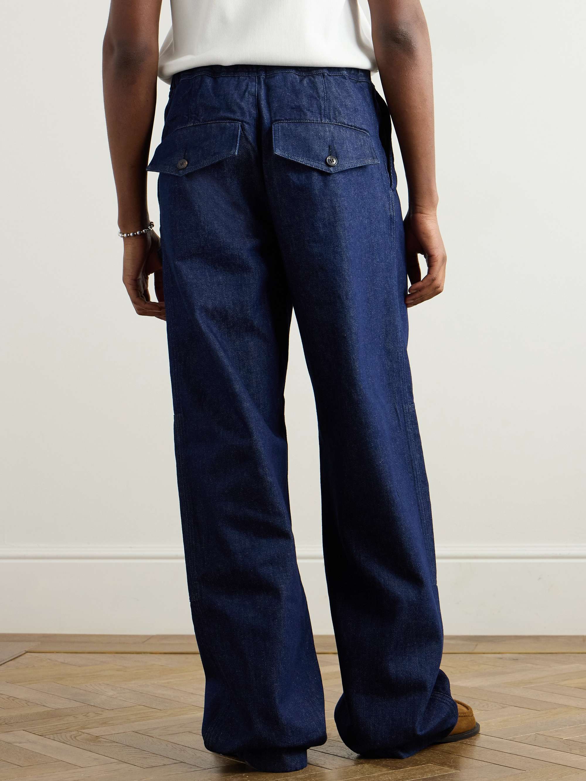 Straight-Leg Panelled Jeans view