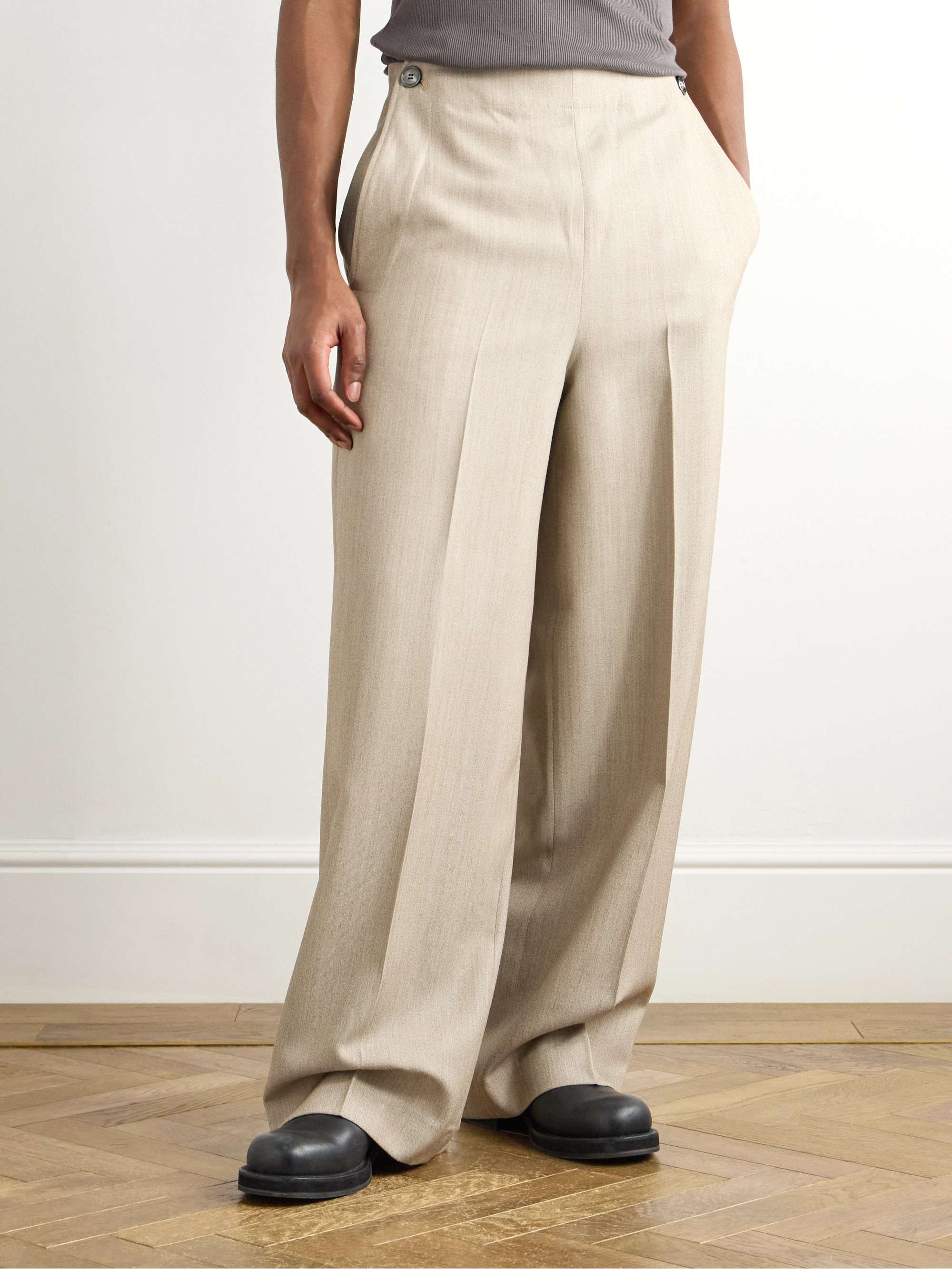 Sailor Wide-Leg Wool Trousers view