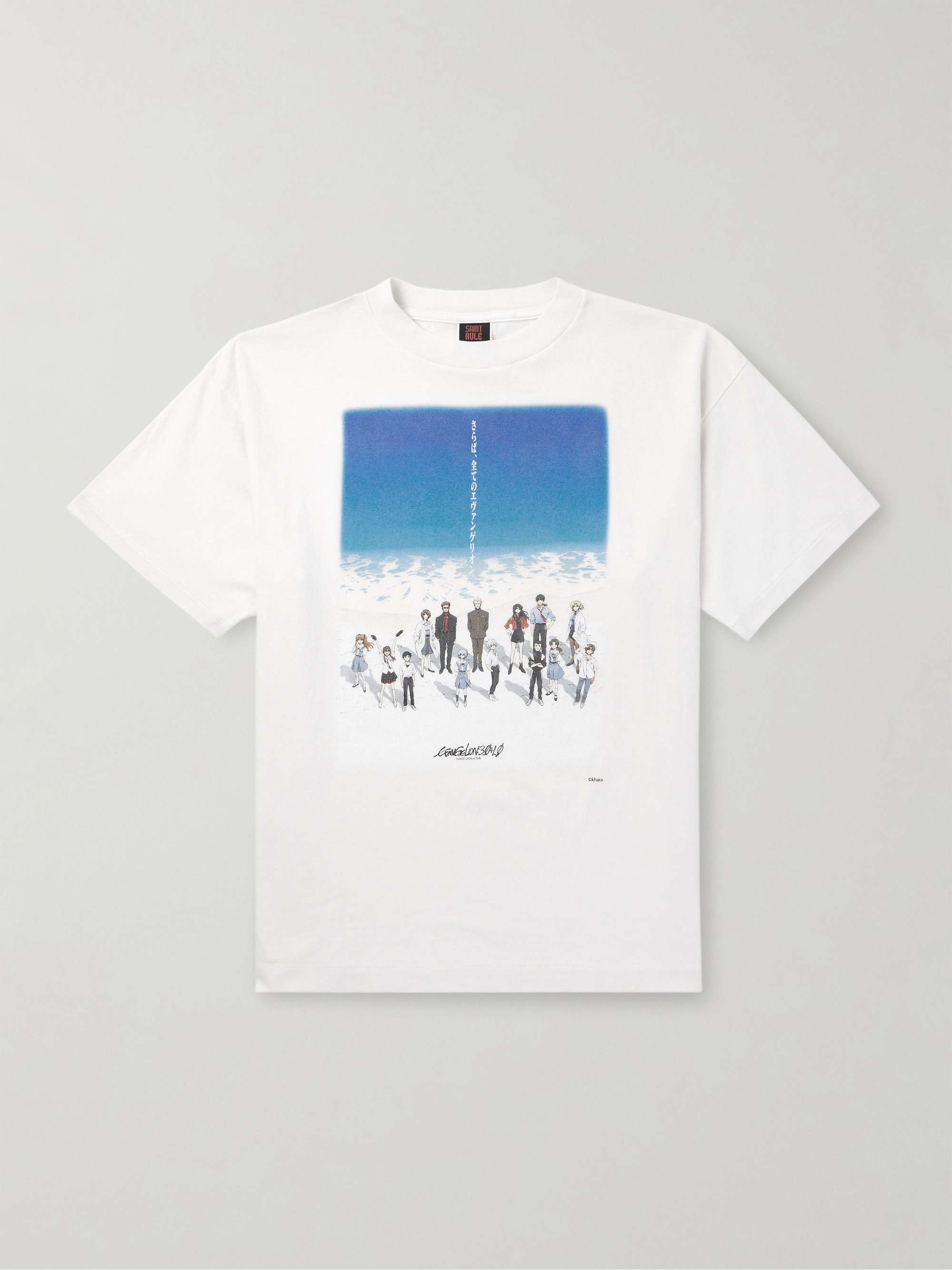 + Evangelion Printed Cotton-Jersey T-Shirt view