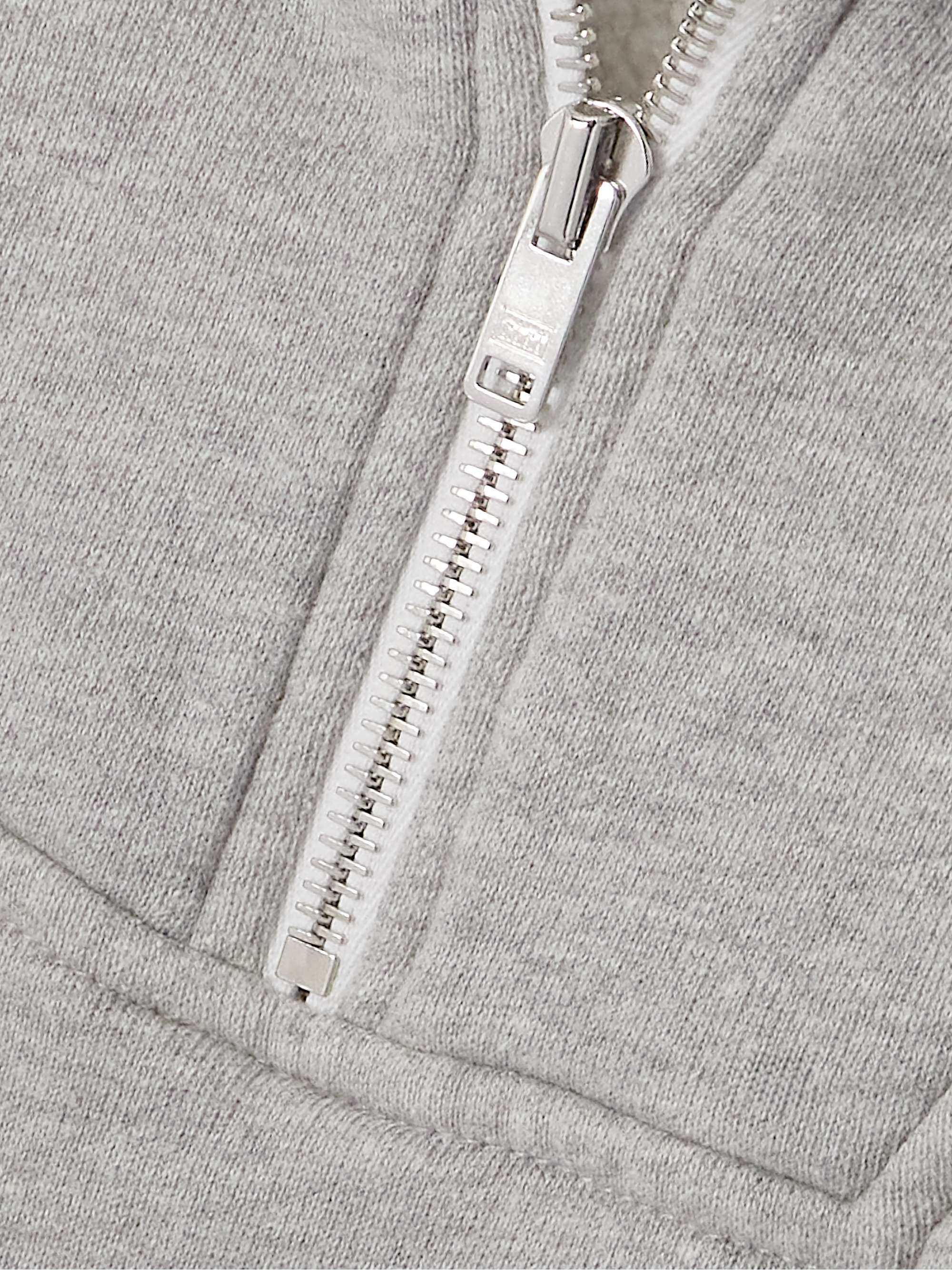 Haley cropped cotton-jersey sweatshirt view